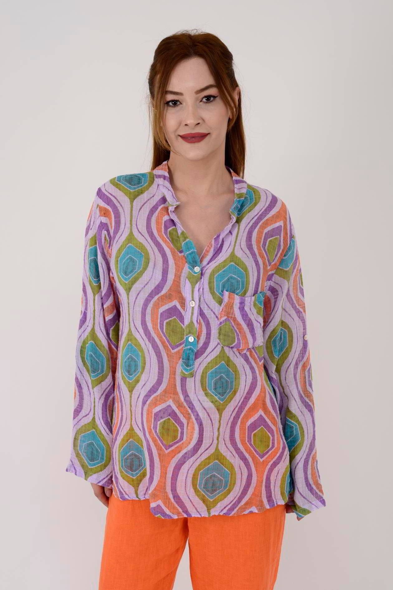 83931 ZUEL DESENLİ GÖMLEK