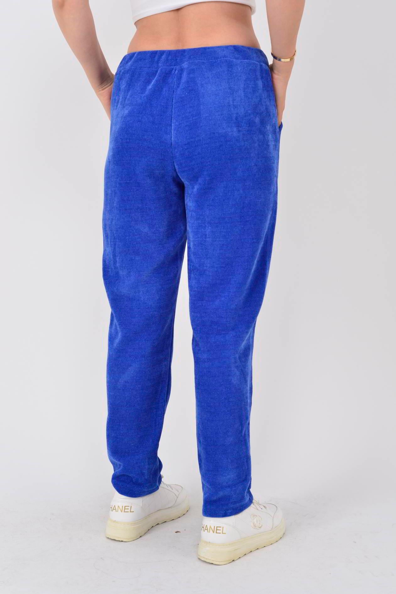 8481 CEP DETAYLI KADİFE PANTOLON