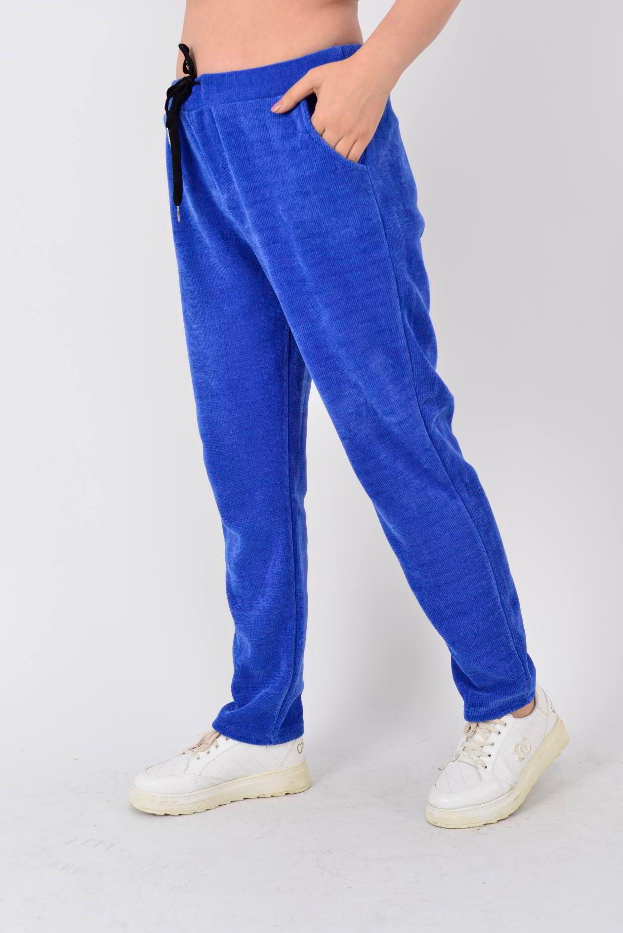 8481 CEP DETAYLI KADİFE PANTOLON