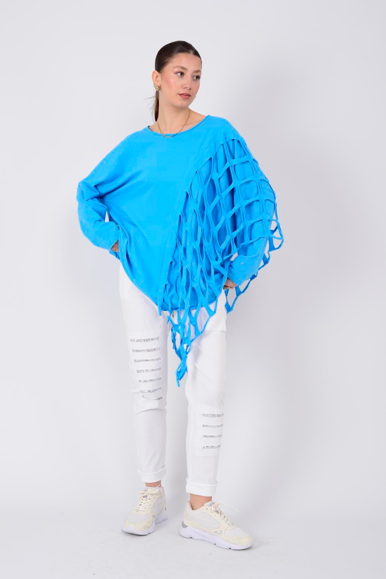 8632 PAYET DETAYLI GABARDİN PANTOLON