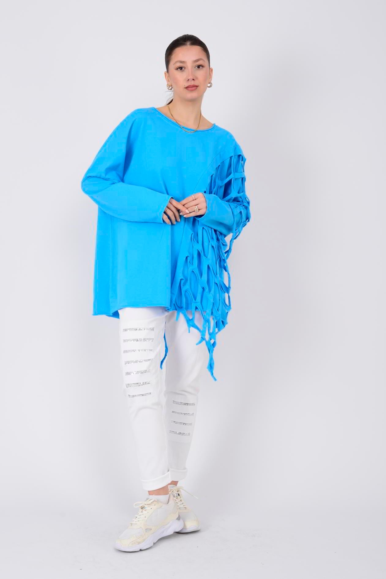 8632 PAYET DETAYLI GABARDİN PANTOLON