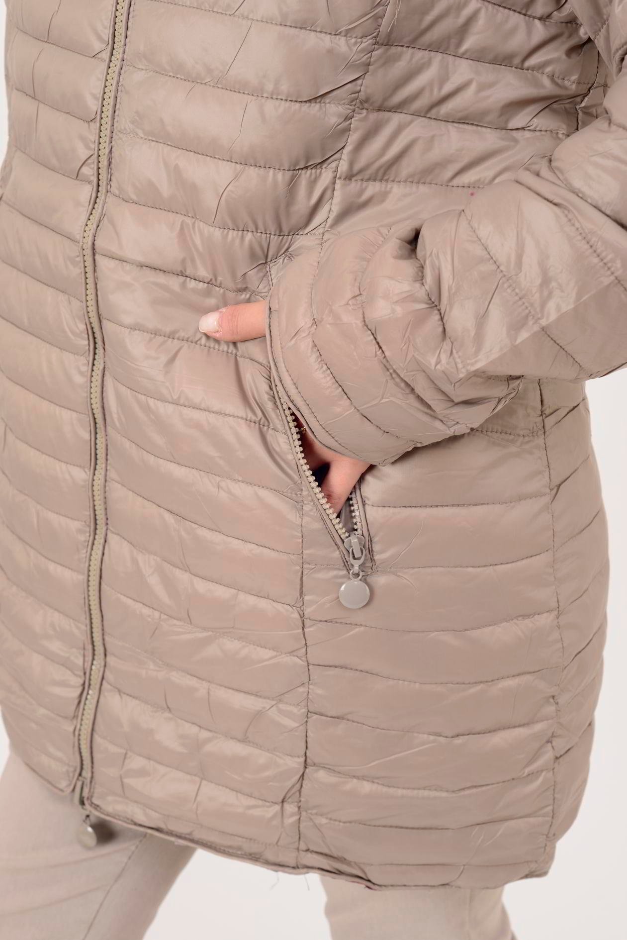 8951 TWIN ÇİÇEK DESENLİ ÇİFT TARAFLI KAPİTONE MONT