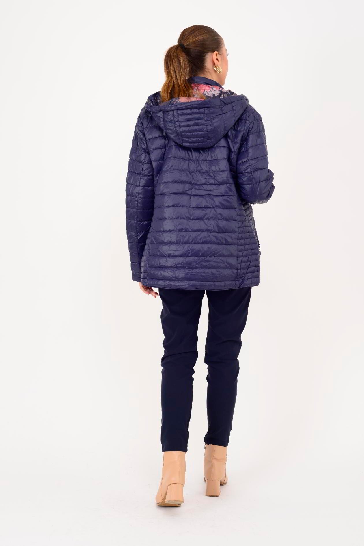 8960 ASTARI ÇİÇEK DESENLİ KAPİTONE MONT