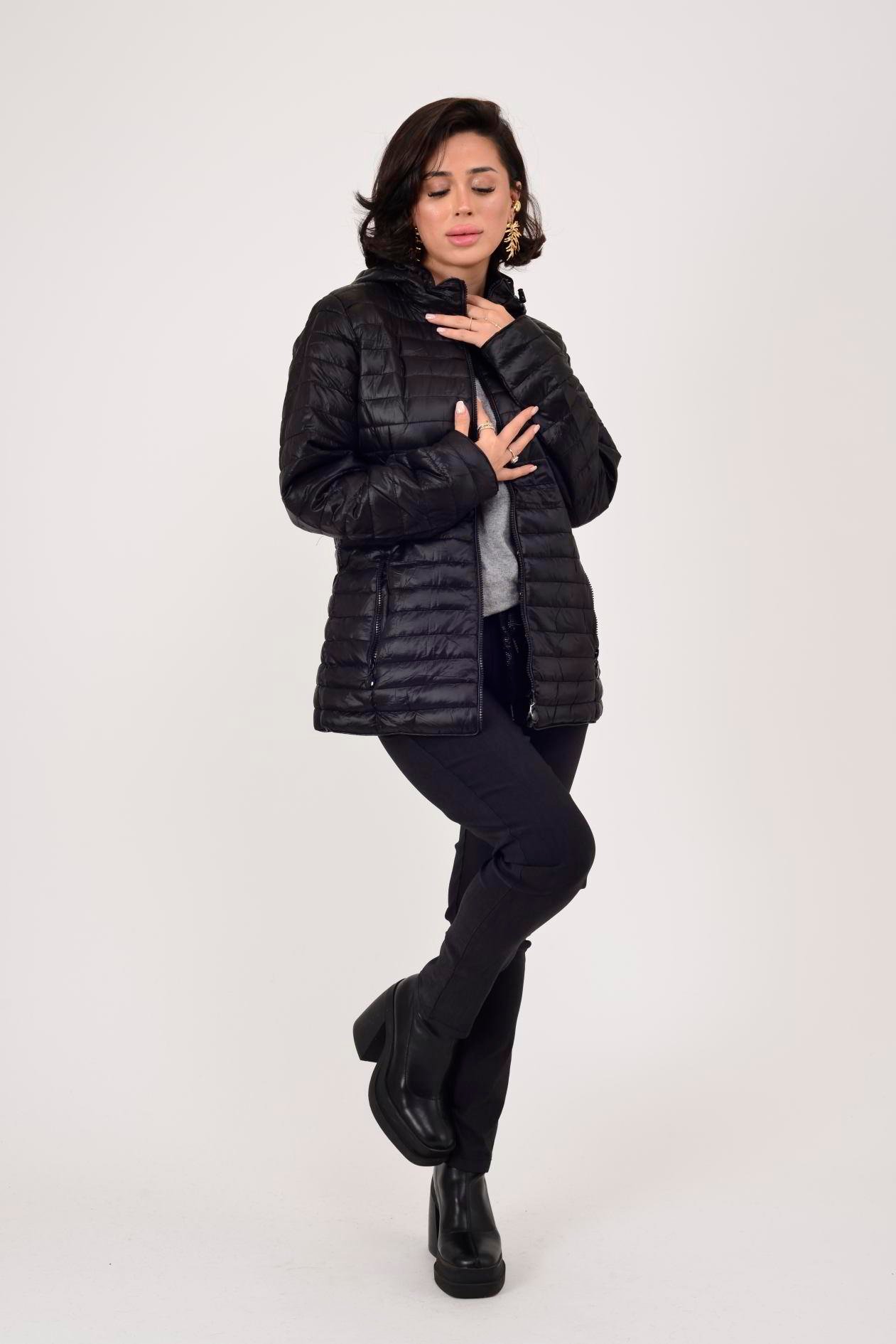 8966 TWIN PANTİYELİ ÇİFT TARAFLI KAPİTONE MONT