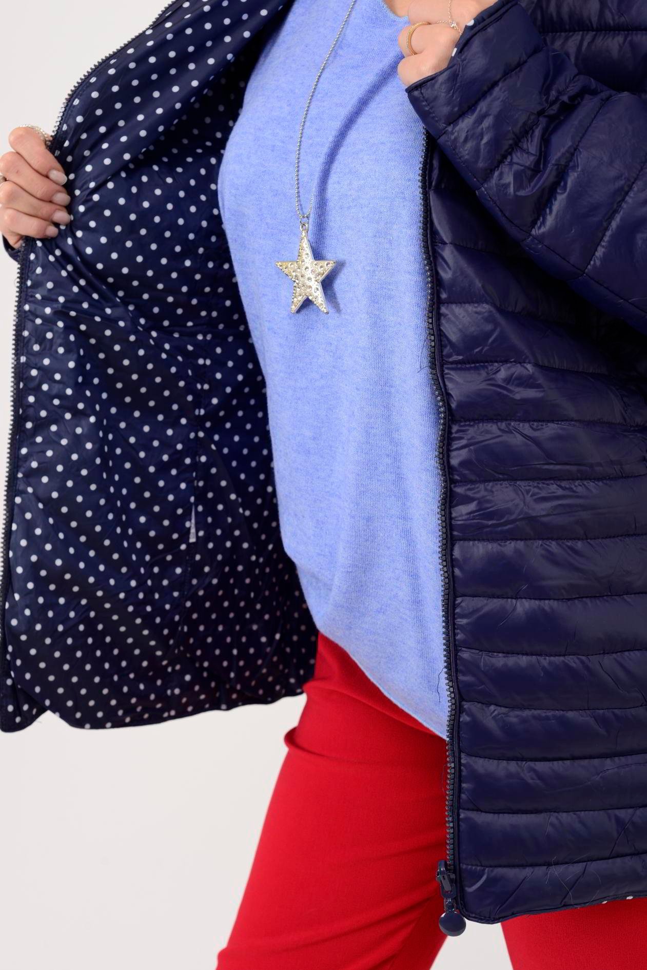 8966 TWIN PANTİYELİ ÇİFT TARAFLI KAPİTONE MONT