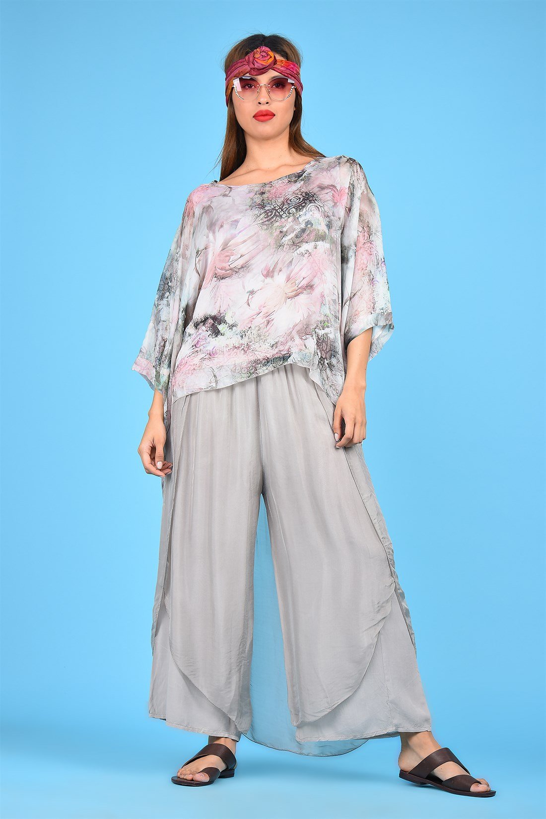 9196U FRAK İPEK PANTOLON