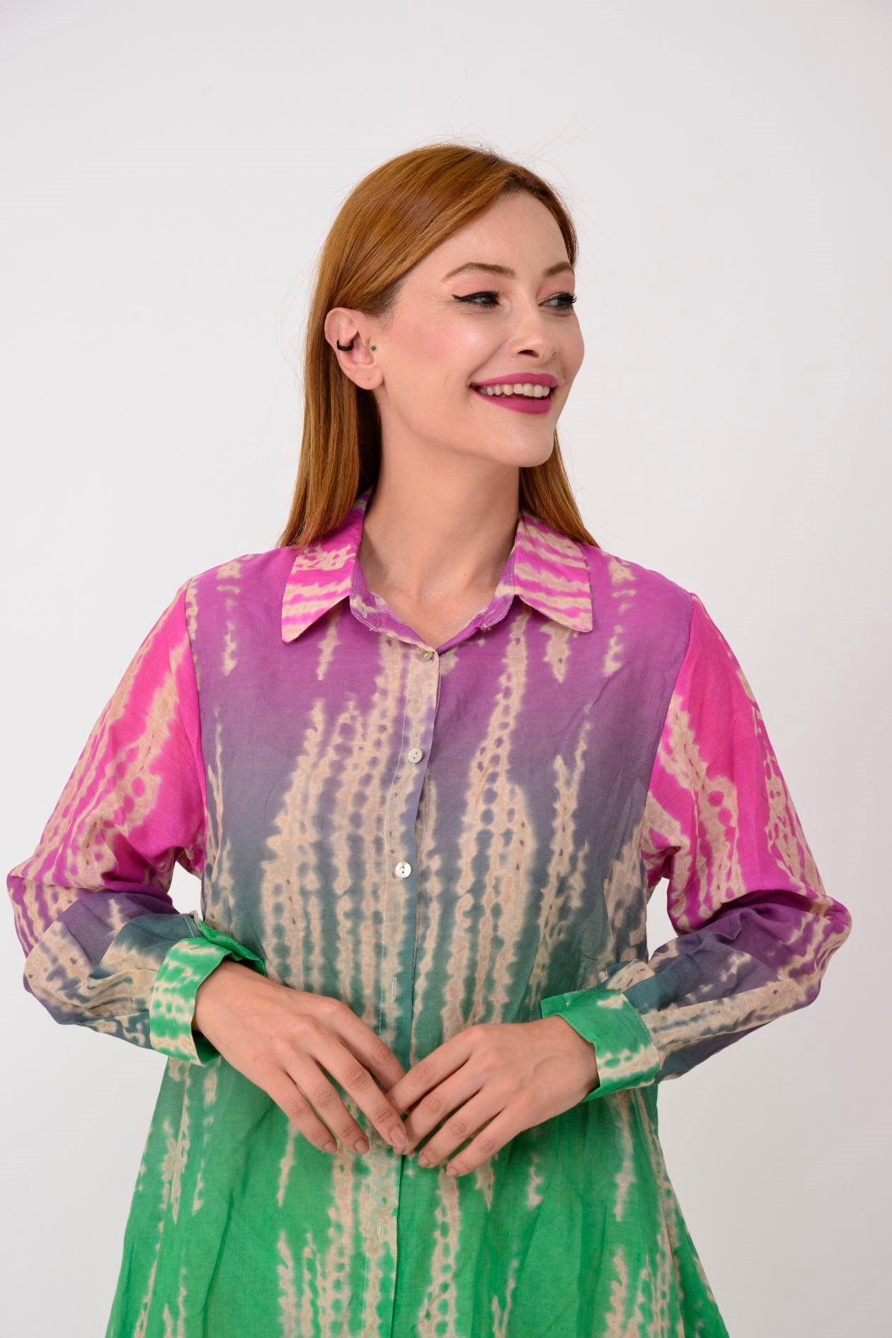 92765 SİYAM GÖMLEK ELBİSE