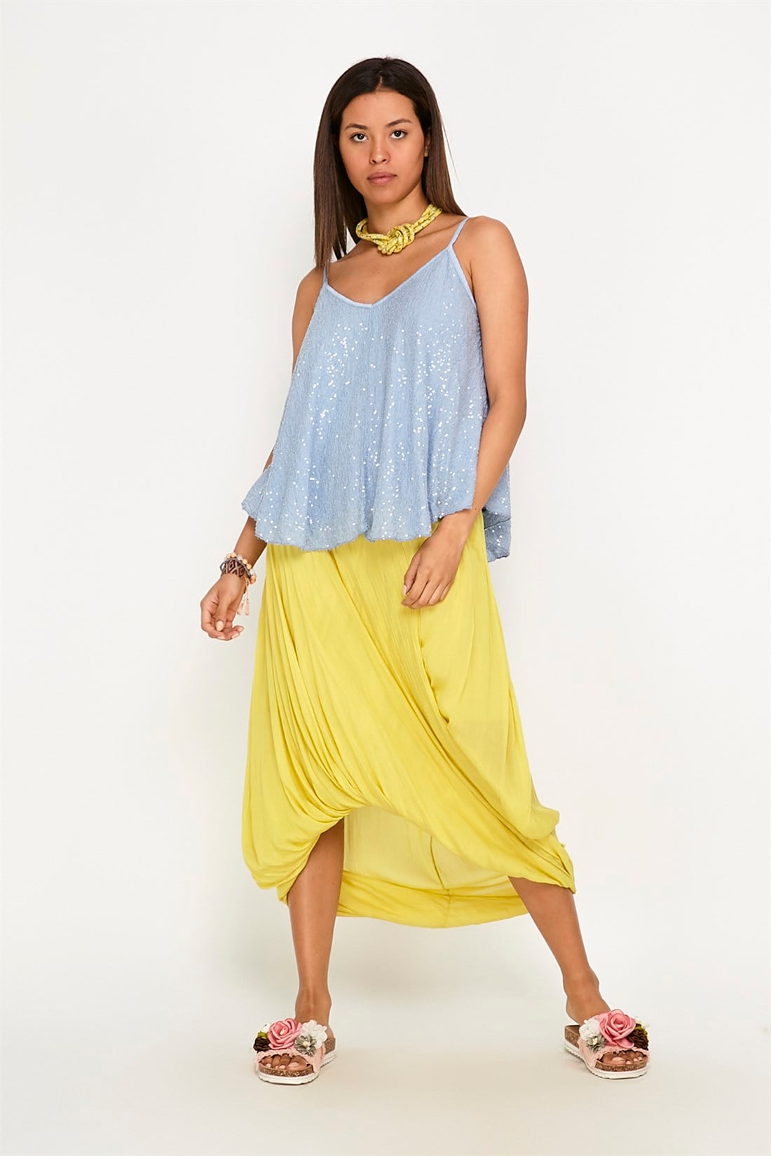 9413 PAYETLİ BLUZ