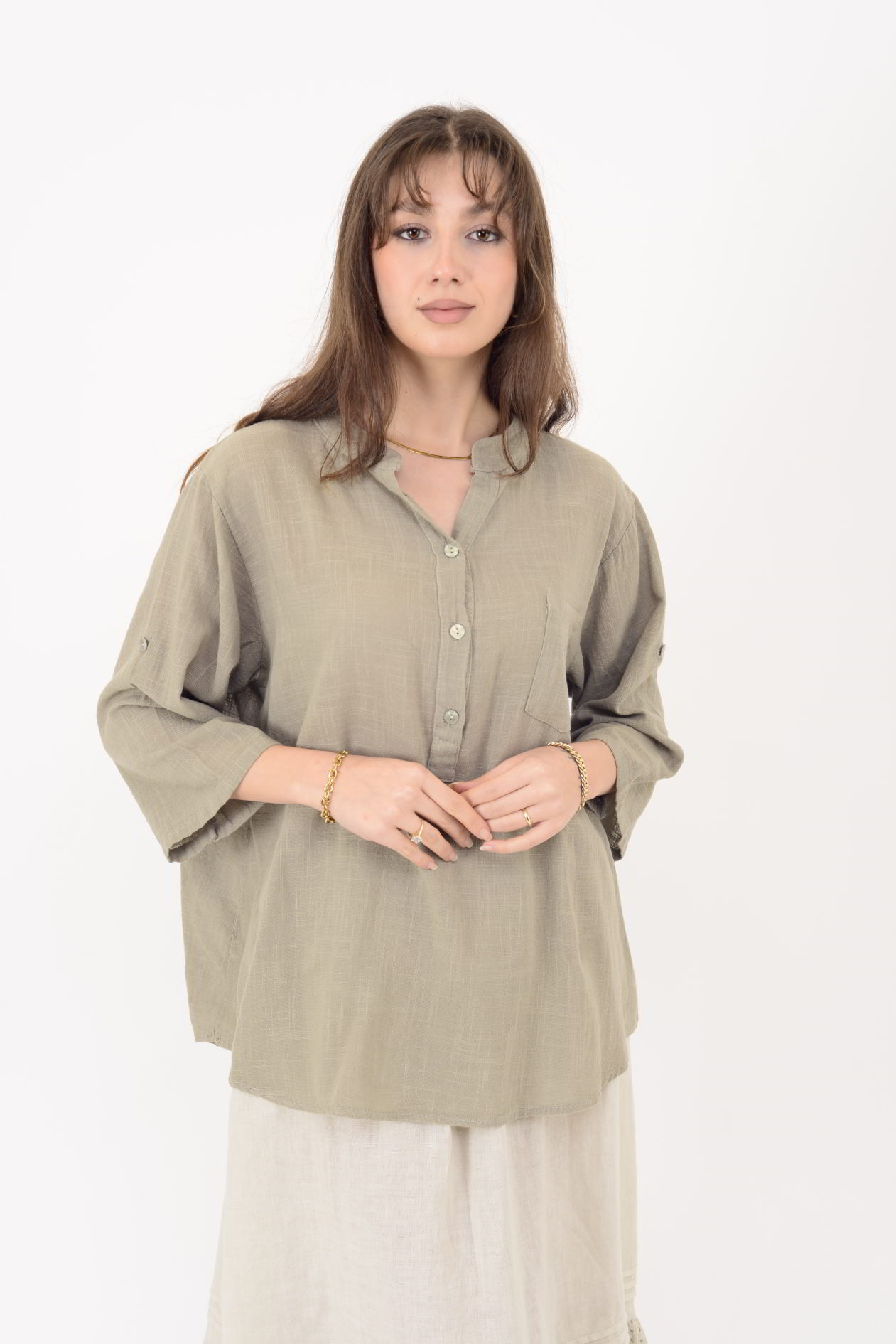 A0026 CEP DETAYLI GÖMLEK