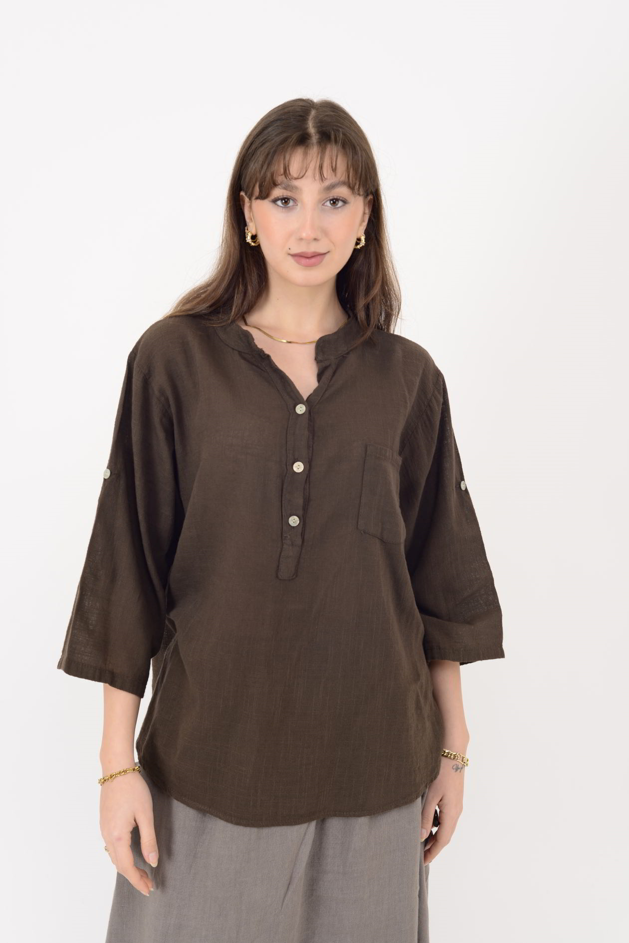 A0026 CEP DETAYLI GÖMLEK