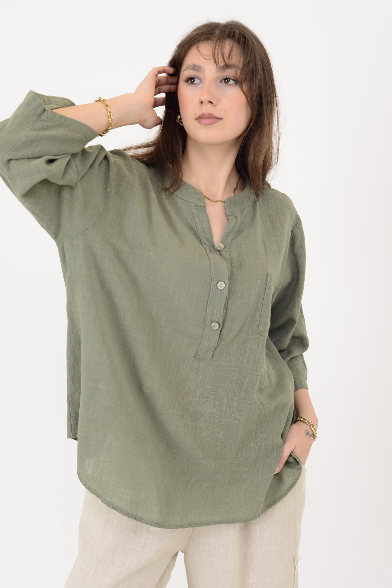 A0026 CEP DETAYLI GÖMLEK