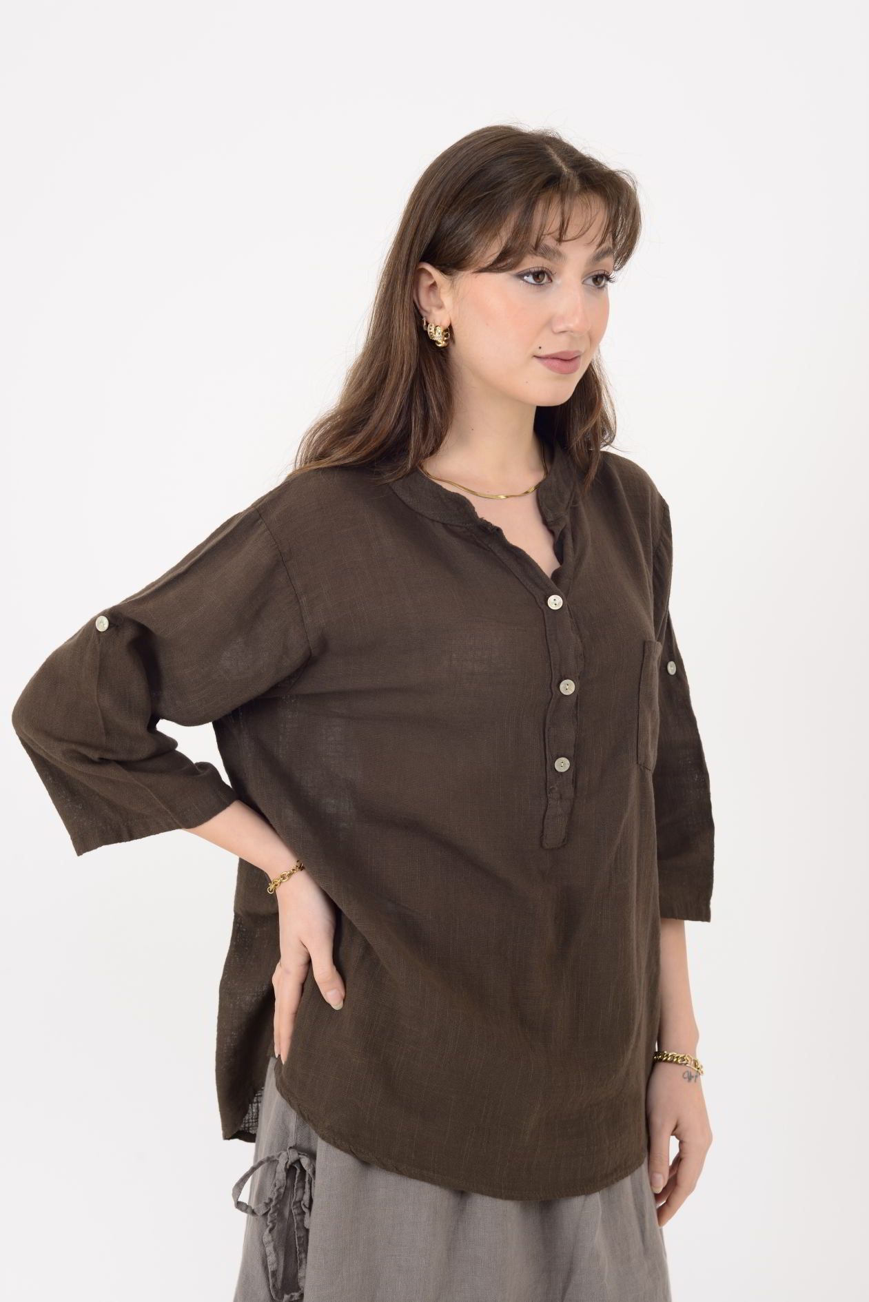 A0026 CEP DETAYLI GÖMLEK