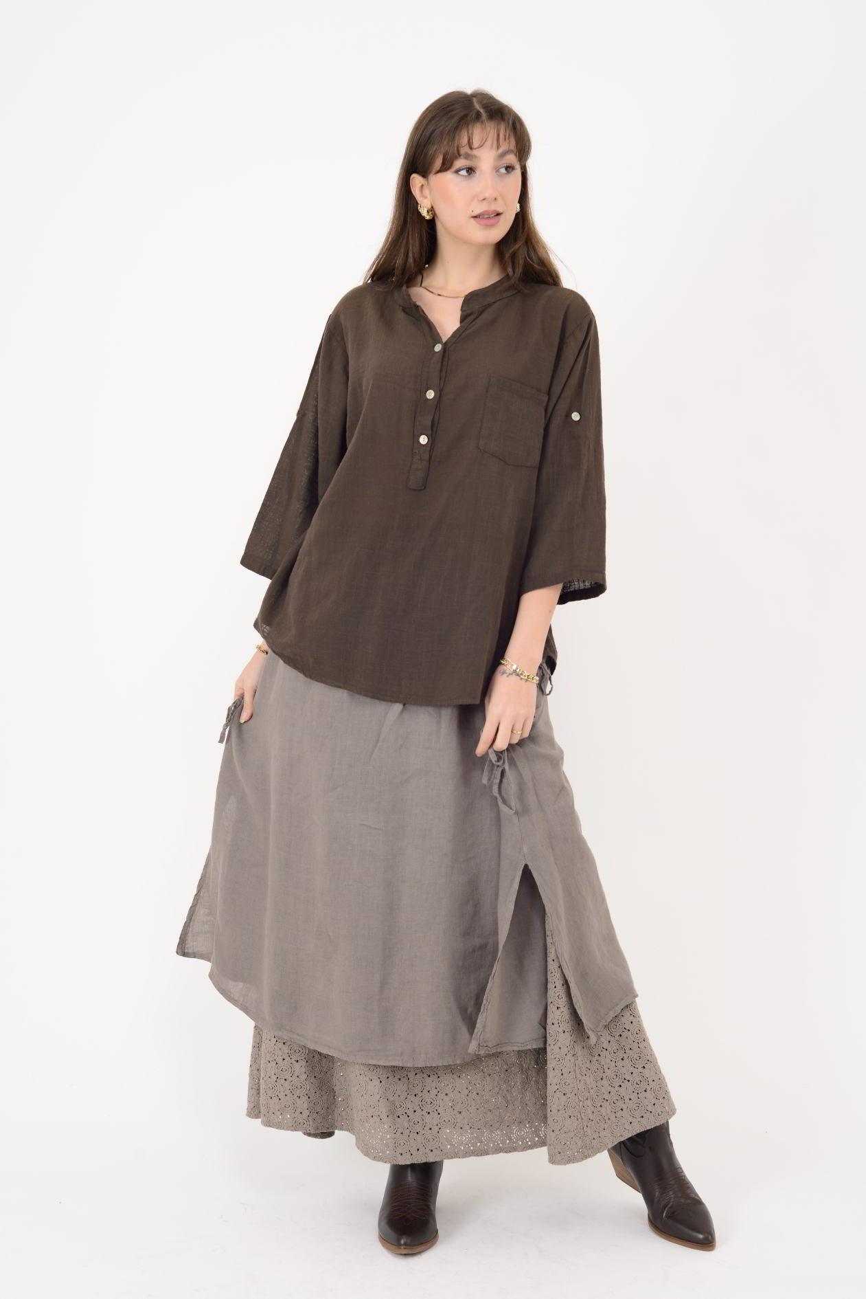 A0026 CEP DETAYLI GÖMLEK