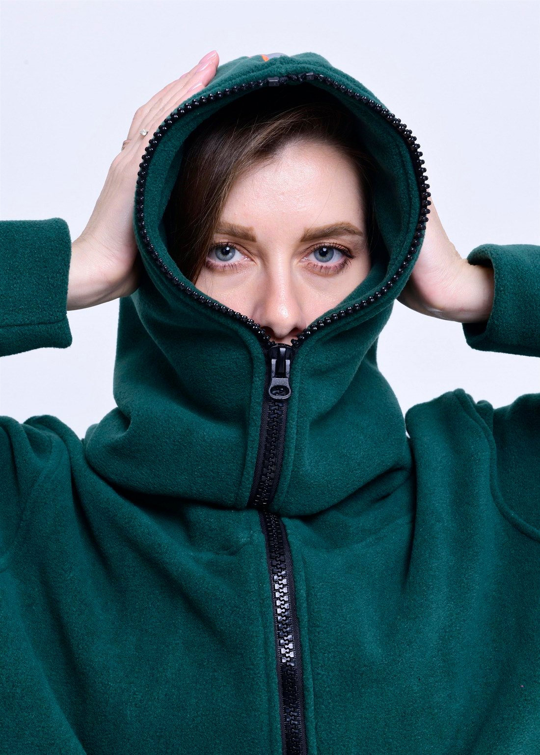ADN8352 FERMUARLI UZUN POLAR HIRKA