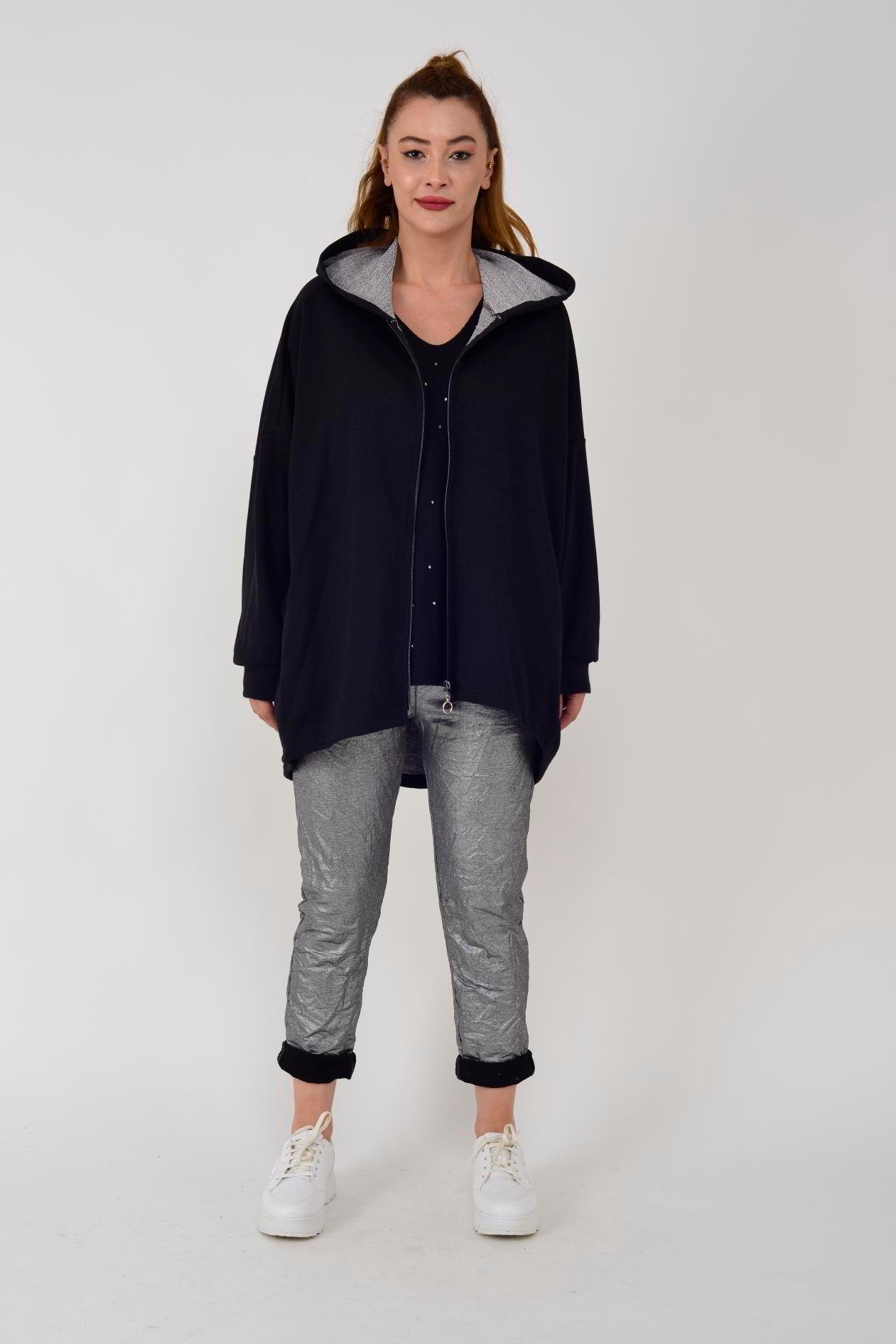 AJ23-1 FERMUAR DETAYLI SWEATSHIRT