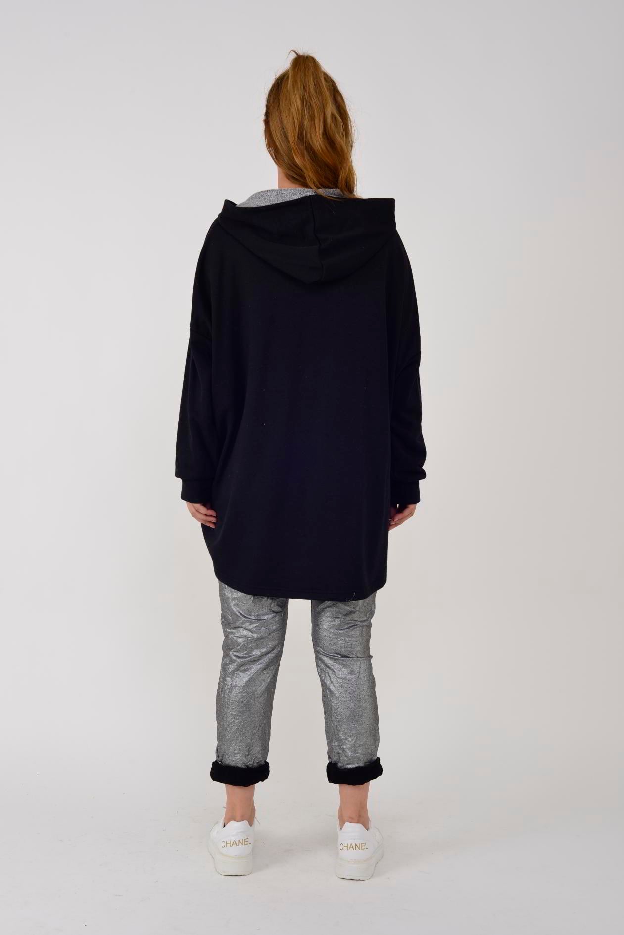 AJ23-1 FERMUAR DETAYLI SWEATSHIRT