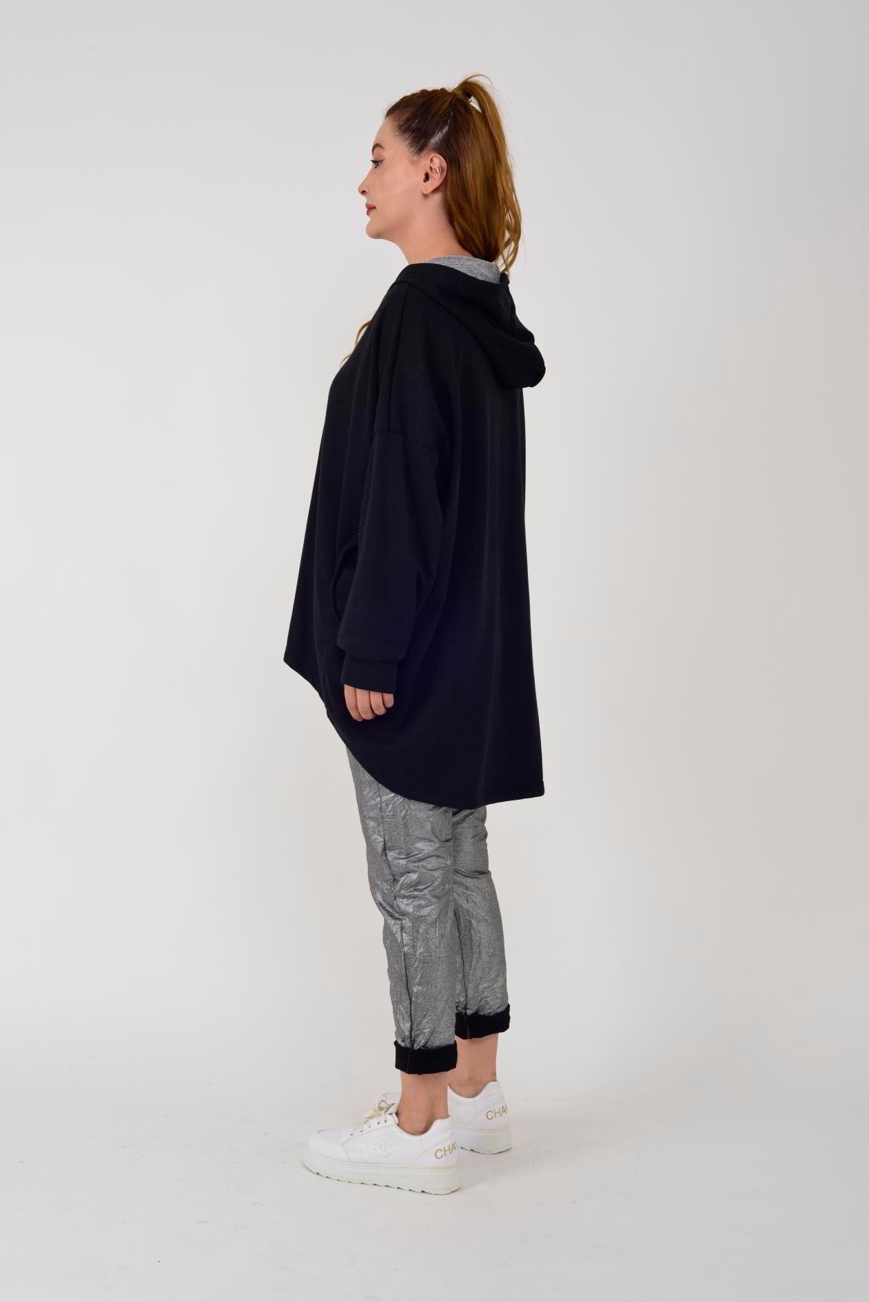AJ23-1 FERMUAR DETAYLI SWEATSHIRT