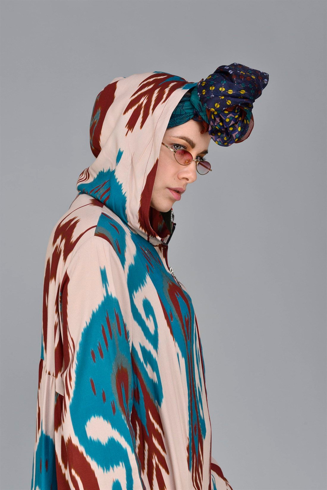 AN10222 KYATA FERMUARLI BOHO ELBİSE