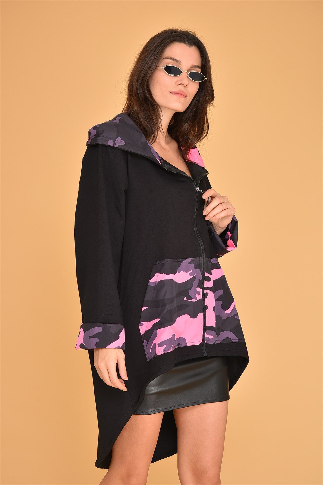 AN10287 KAMUFLAJ CEPLİ SWEAT