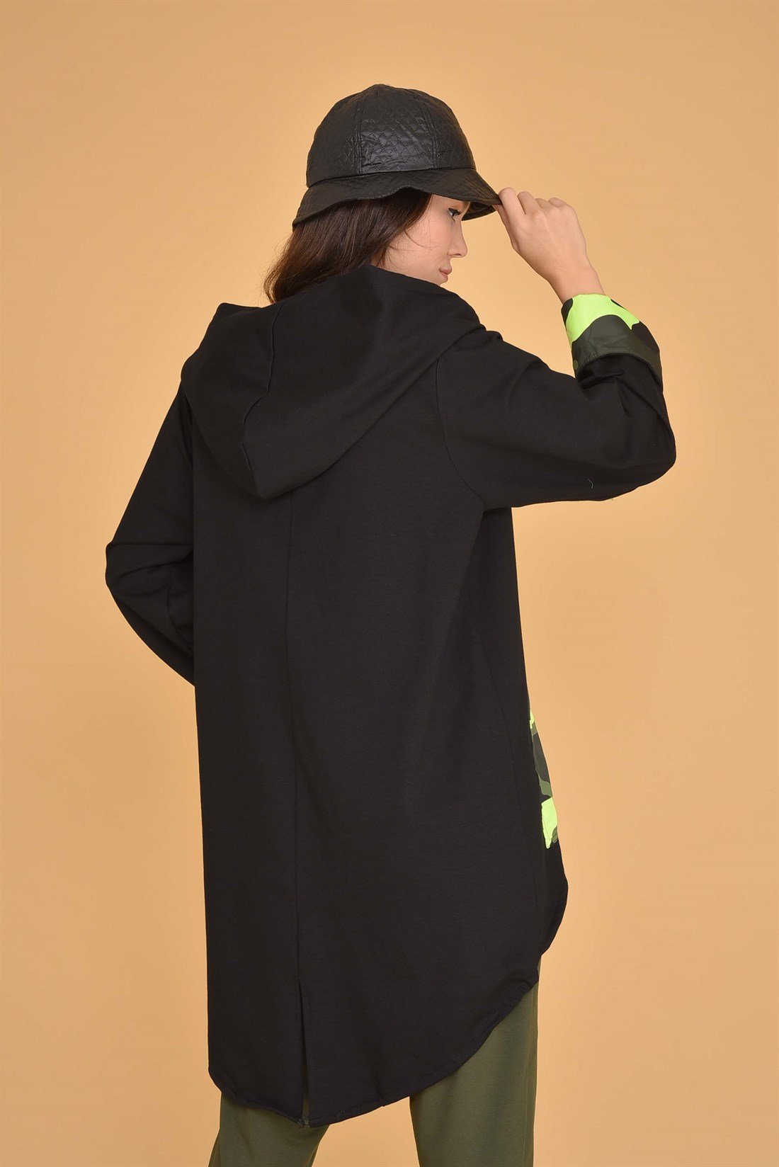 AN10287 KAMUFLAJ CEPLİ SWEAT
