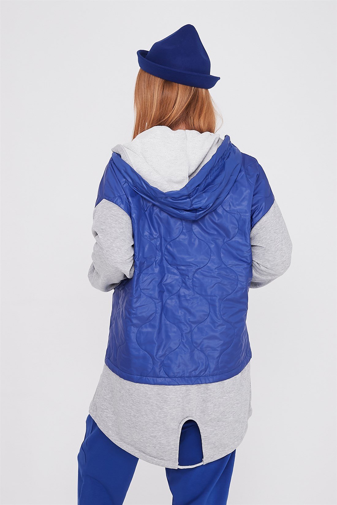 AN10291 SWEAT DETAY KAPİTONE MONT