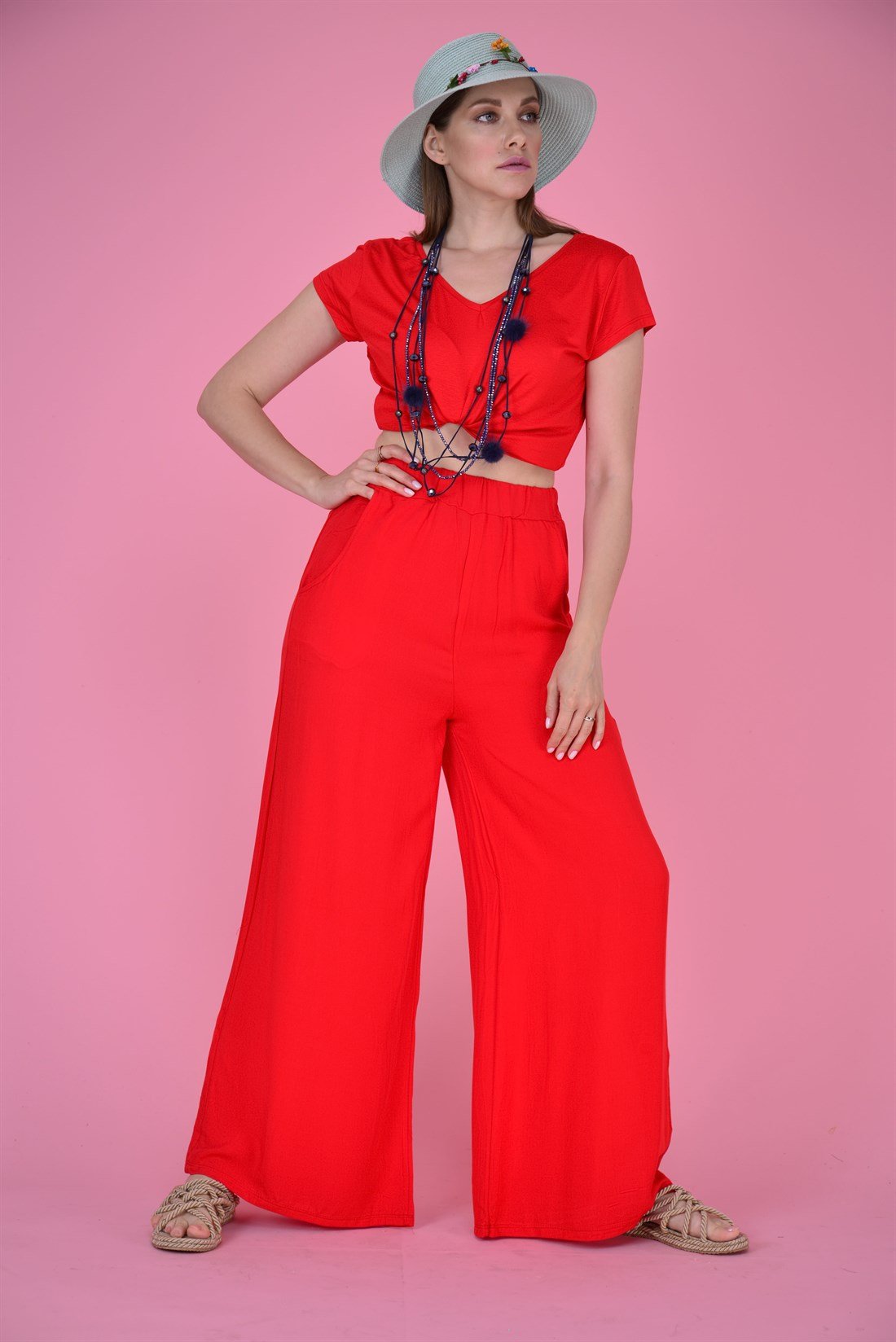 AN10353 BUİKA VİSKON PANTOLON