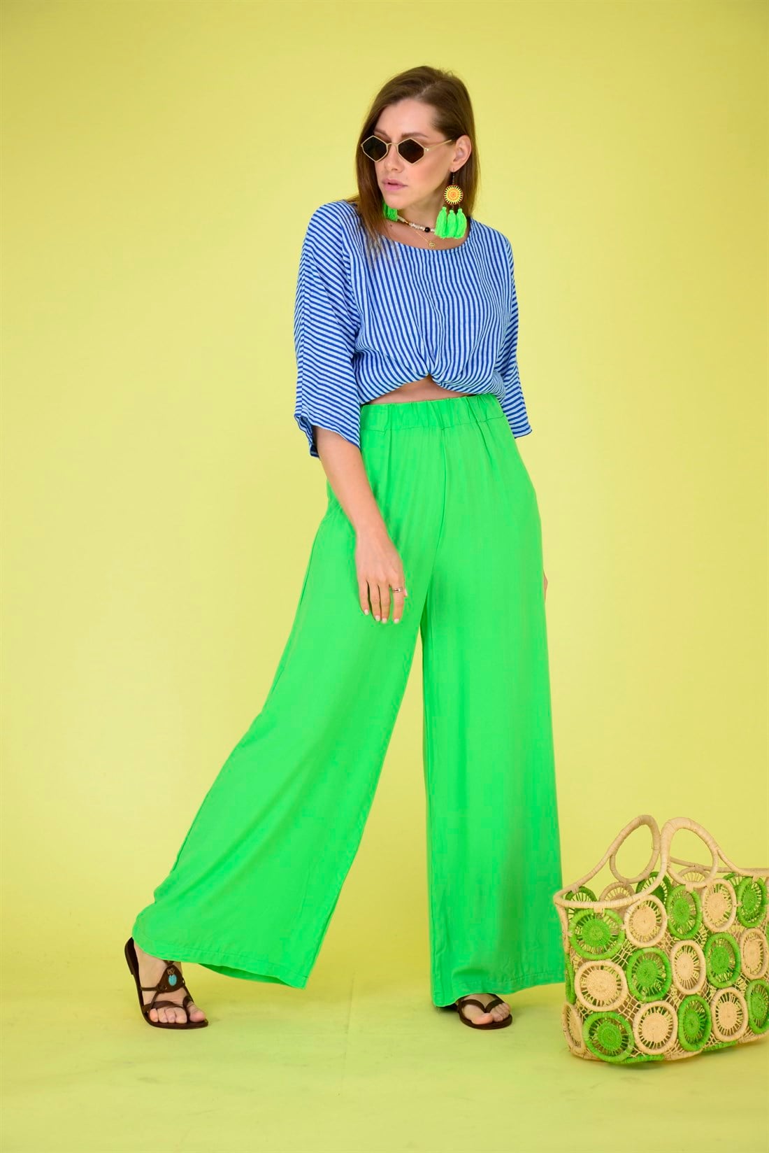 AN10353 BUİKA VİSKON PANTOLON