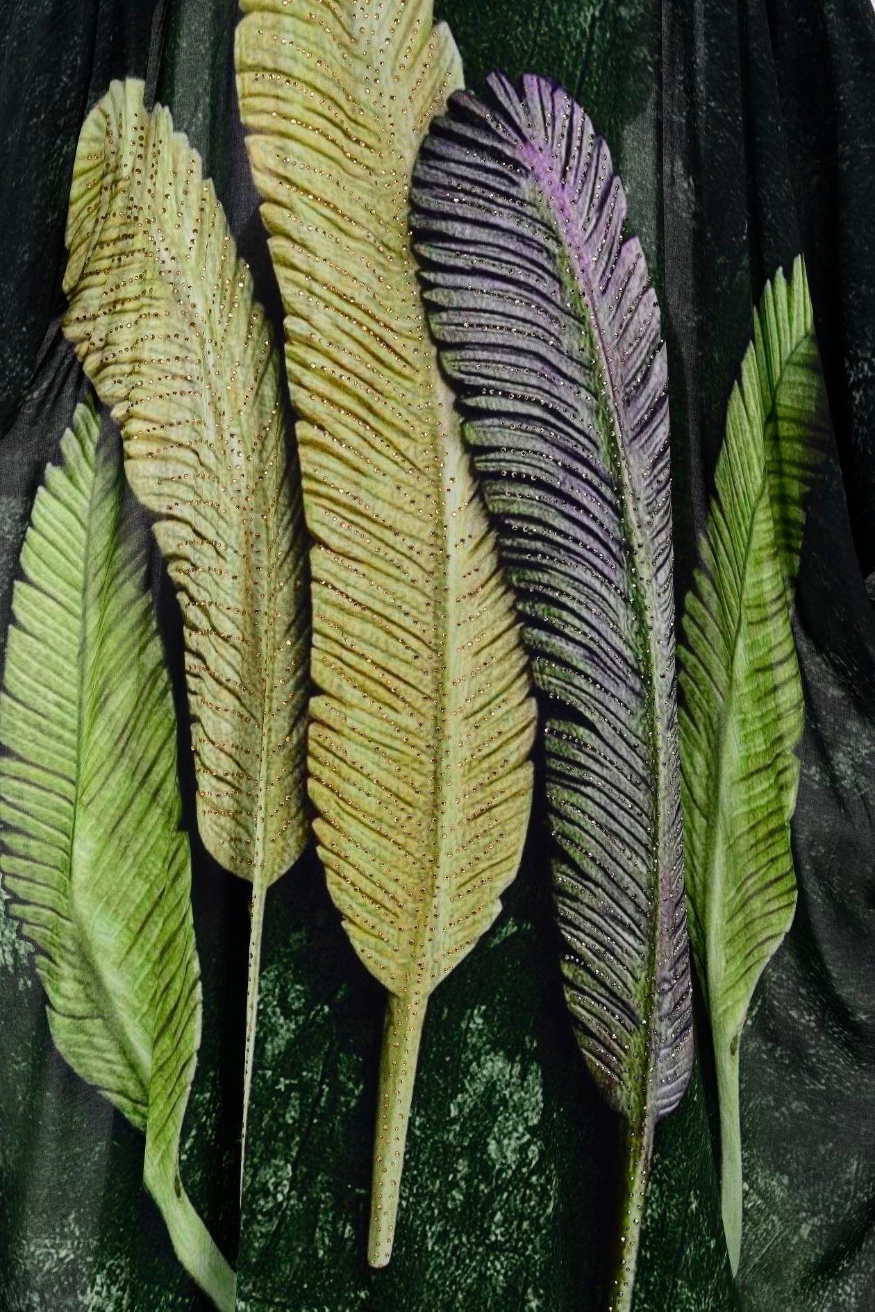 AN10413 FEATHER KİMONO