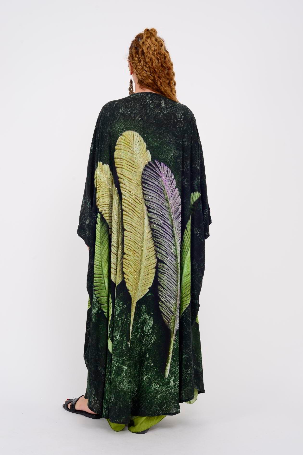 AN10413 FEATHER KİMONO