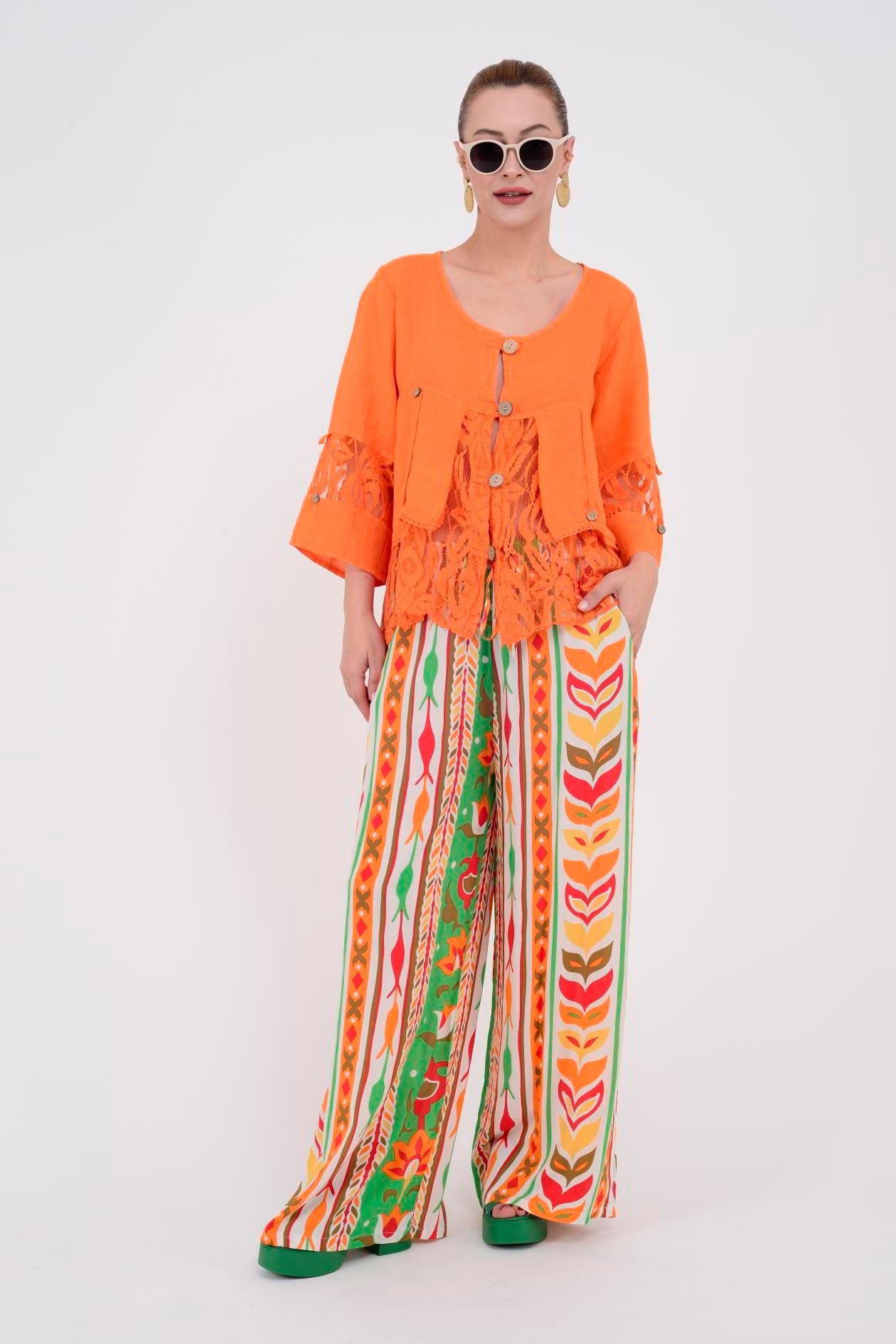 AN10511 A6213 BLOOM VİSKON PANTOLON