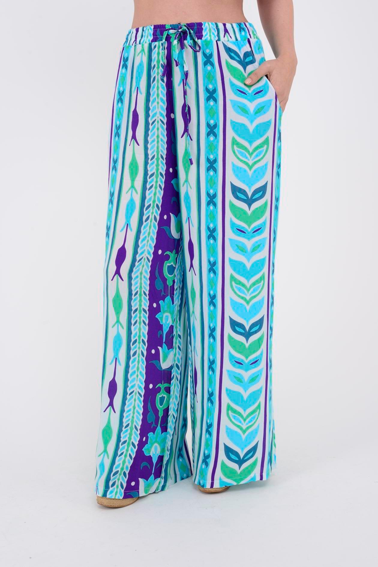 AN10511 A6213 BLOOM VİSKON PANTOLON