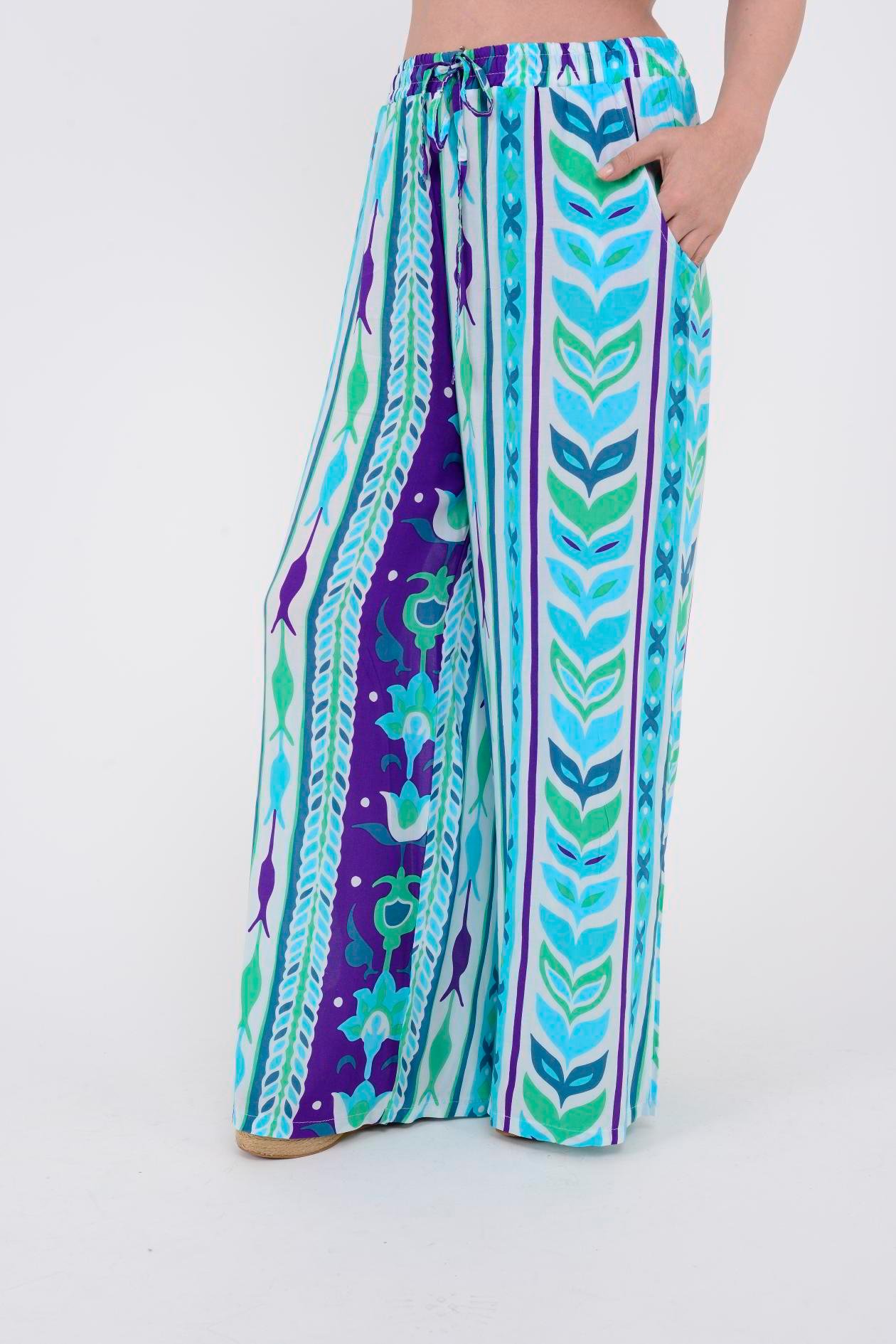AN10511 A6213 BLOOM VİSKON PANTOLON