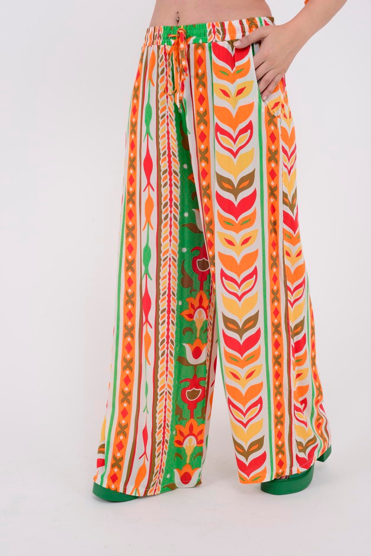AN10511 A6213 BLOOM VİSKON PANTOLON
