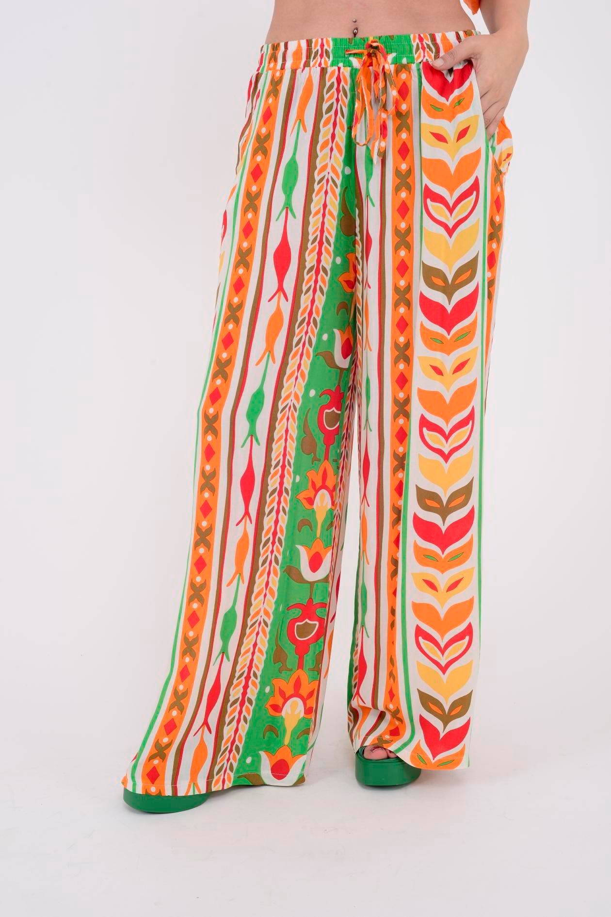 AN10511 A6213 BLOOM VİSKON PANTOLON