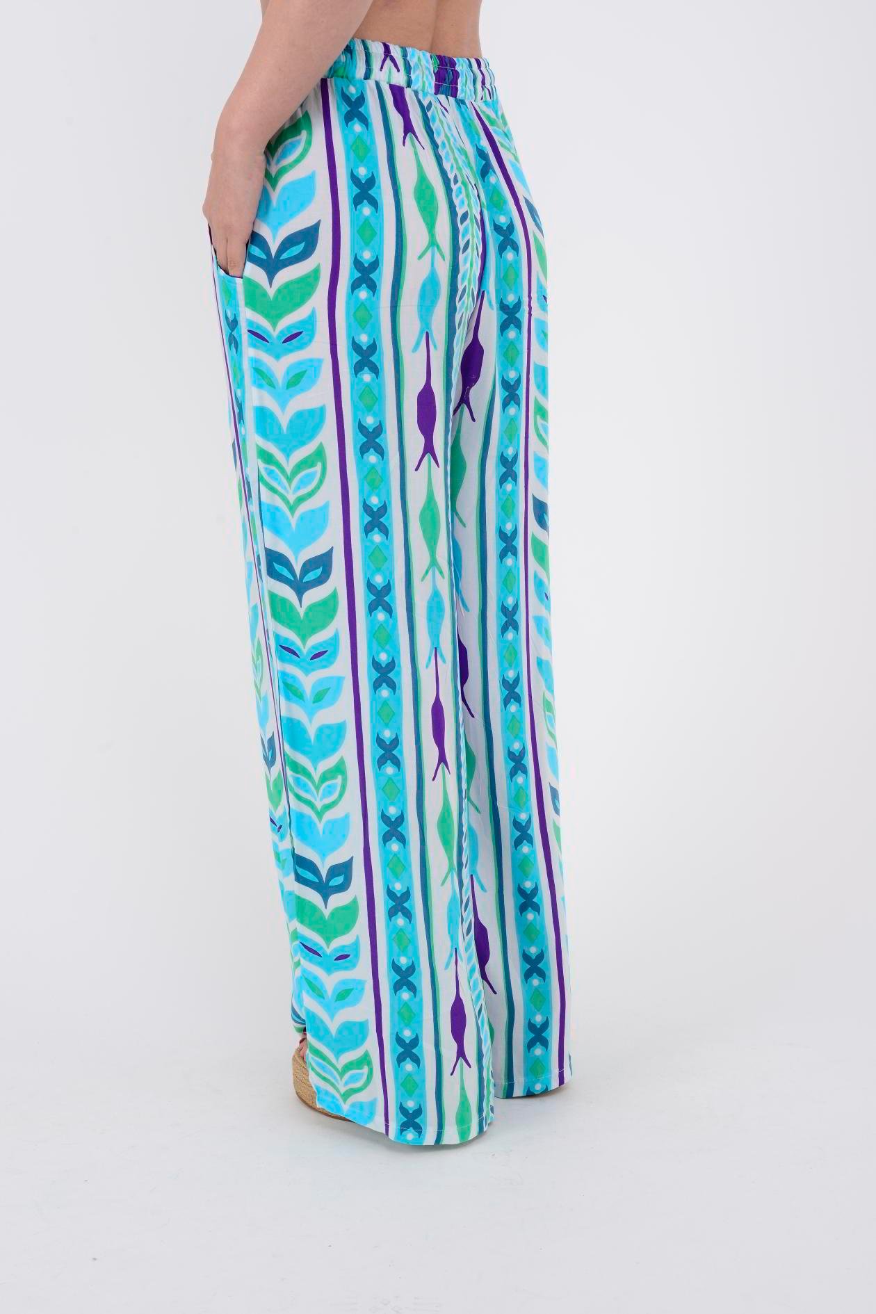 AN10511 A6213 BLOOM VİSKON PANTOLON