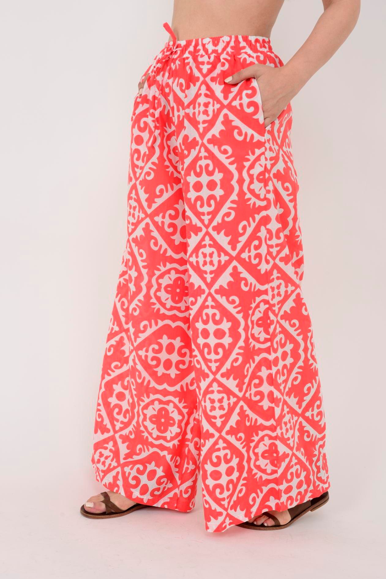 AN10511 MARIN BELİ LASTİKLİ PANTOLON