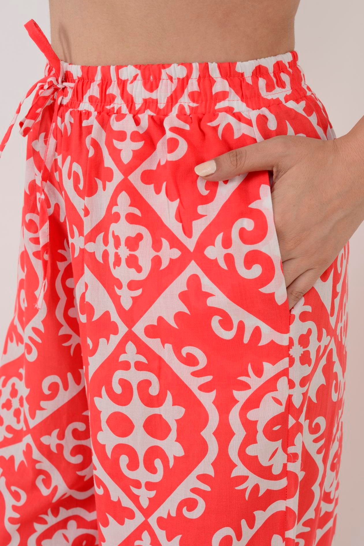 AN10511 MARIN BELİ LASTİKLİ PANTOLON