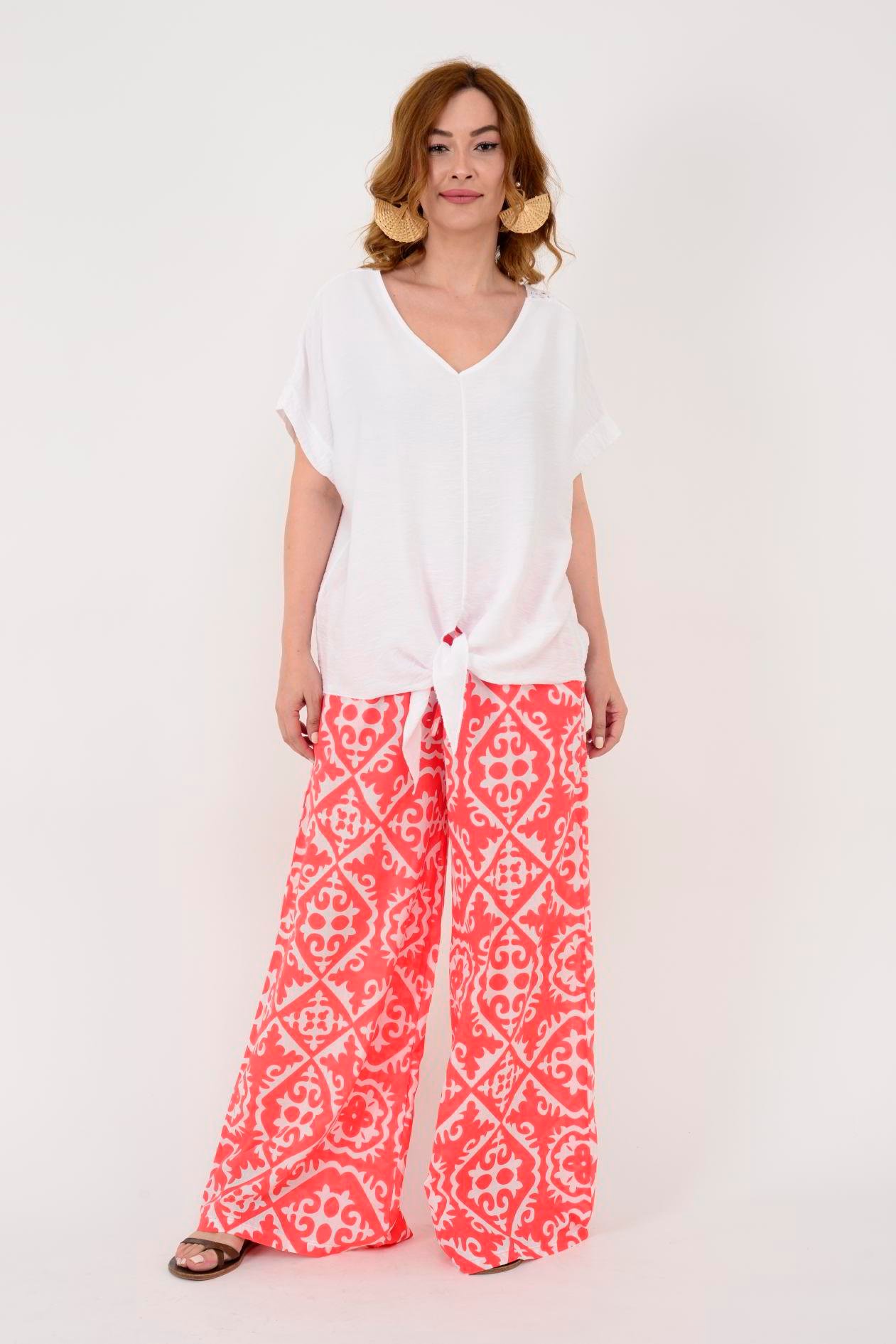 AN10511 MARIN BELİ LASTİKLİ PANTOLON