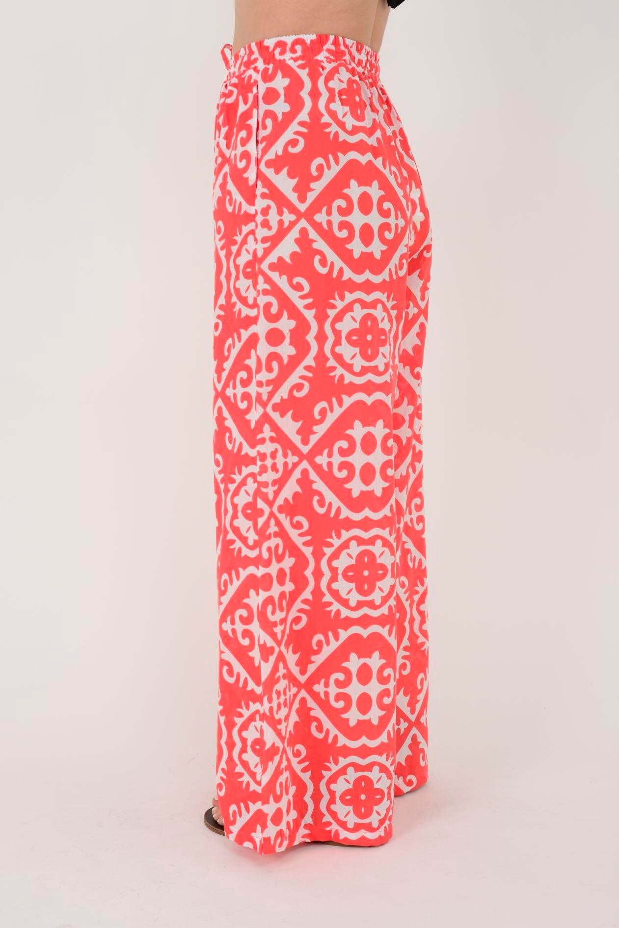 AN10511 MARIN BELİ LASTİKLİ PANTOLON