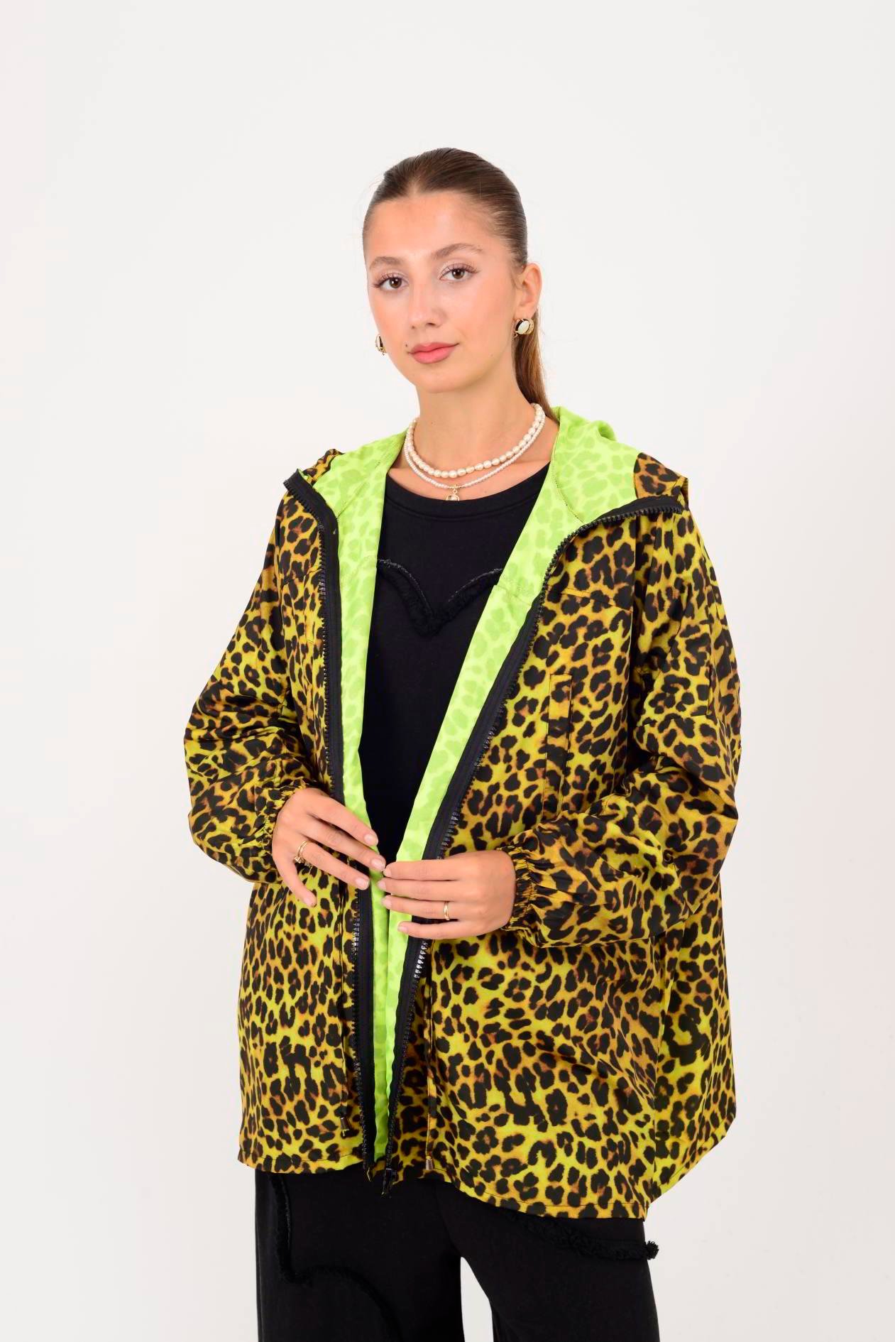 AN10560 LEOPAR DESEN YAĞMURLUK