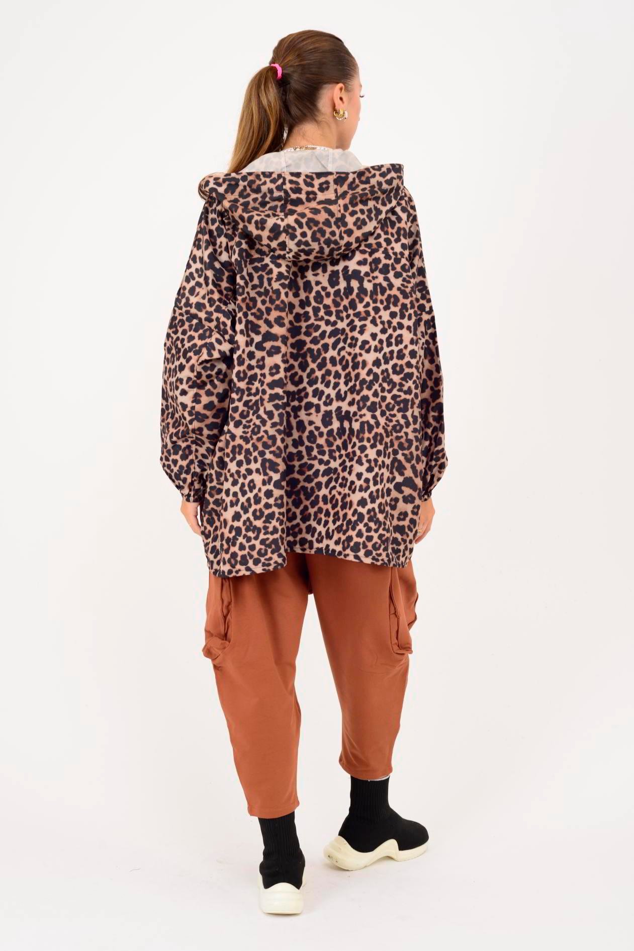 AN10560 LEOPAR DESEN YAĞMURLUK