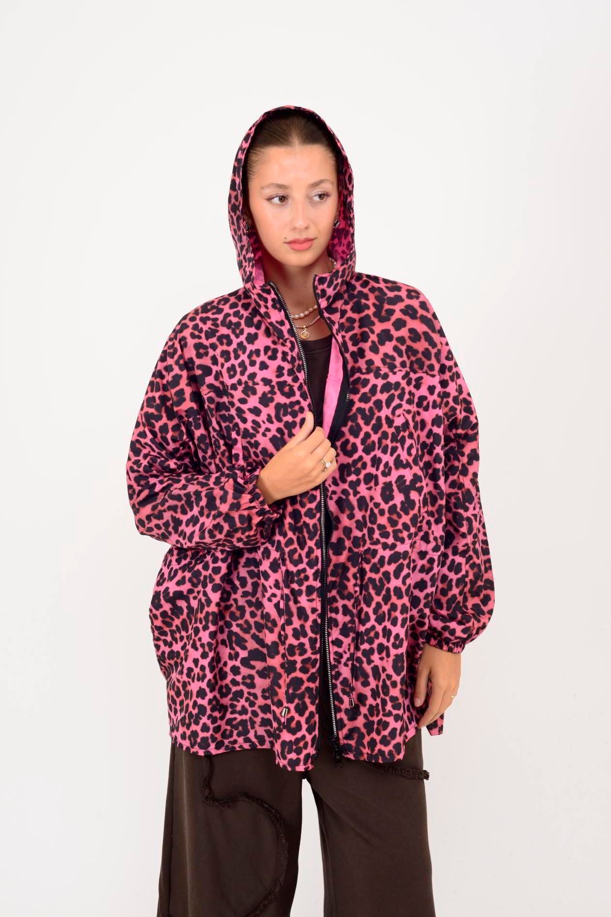 AN10560 LEOPAR DESEN YAĞMURLUK