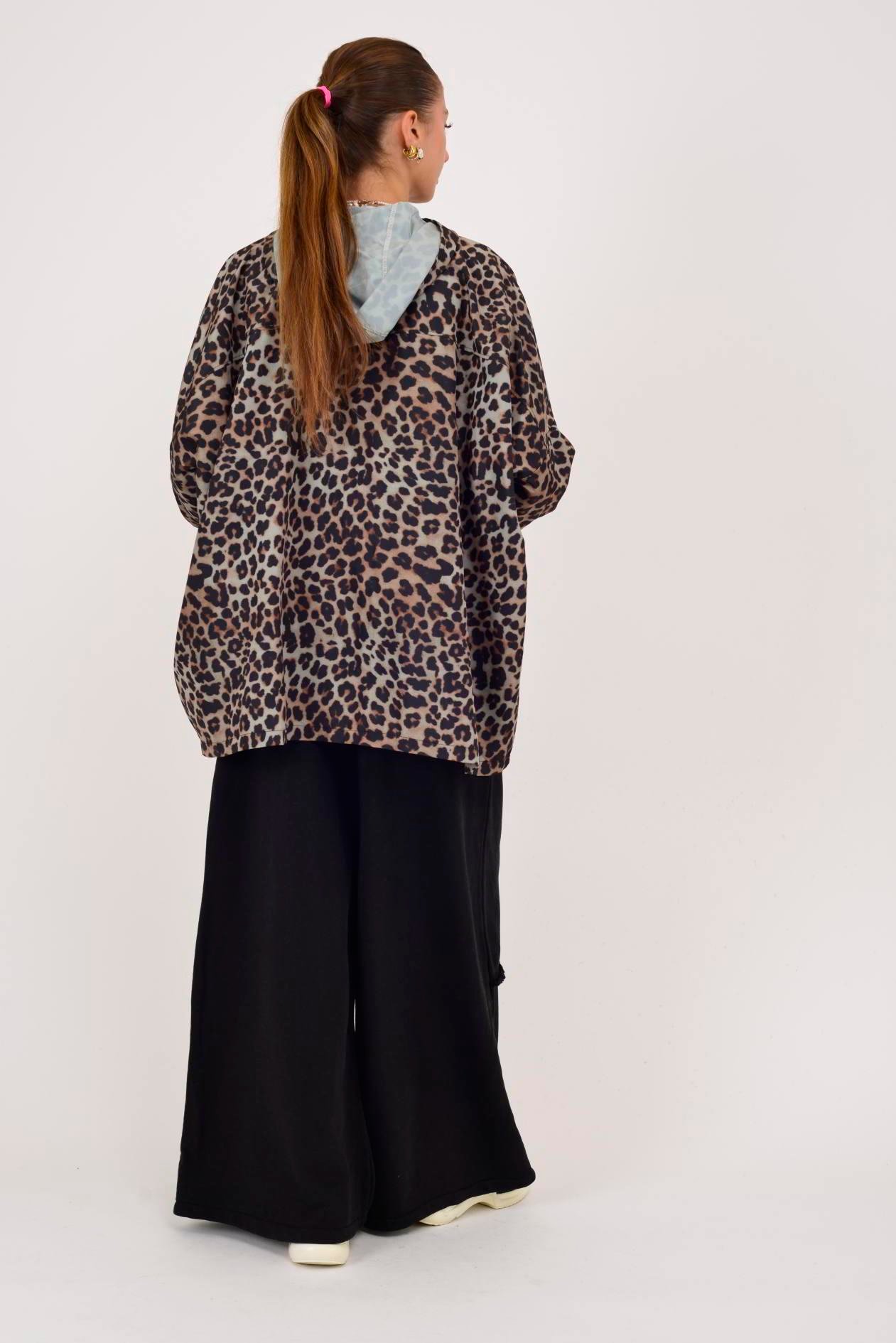 AN10560 LEOPAR DESEN YAĞMURLUK