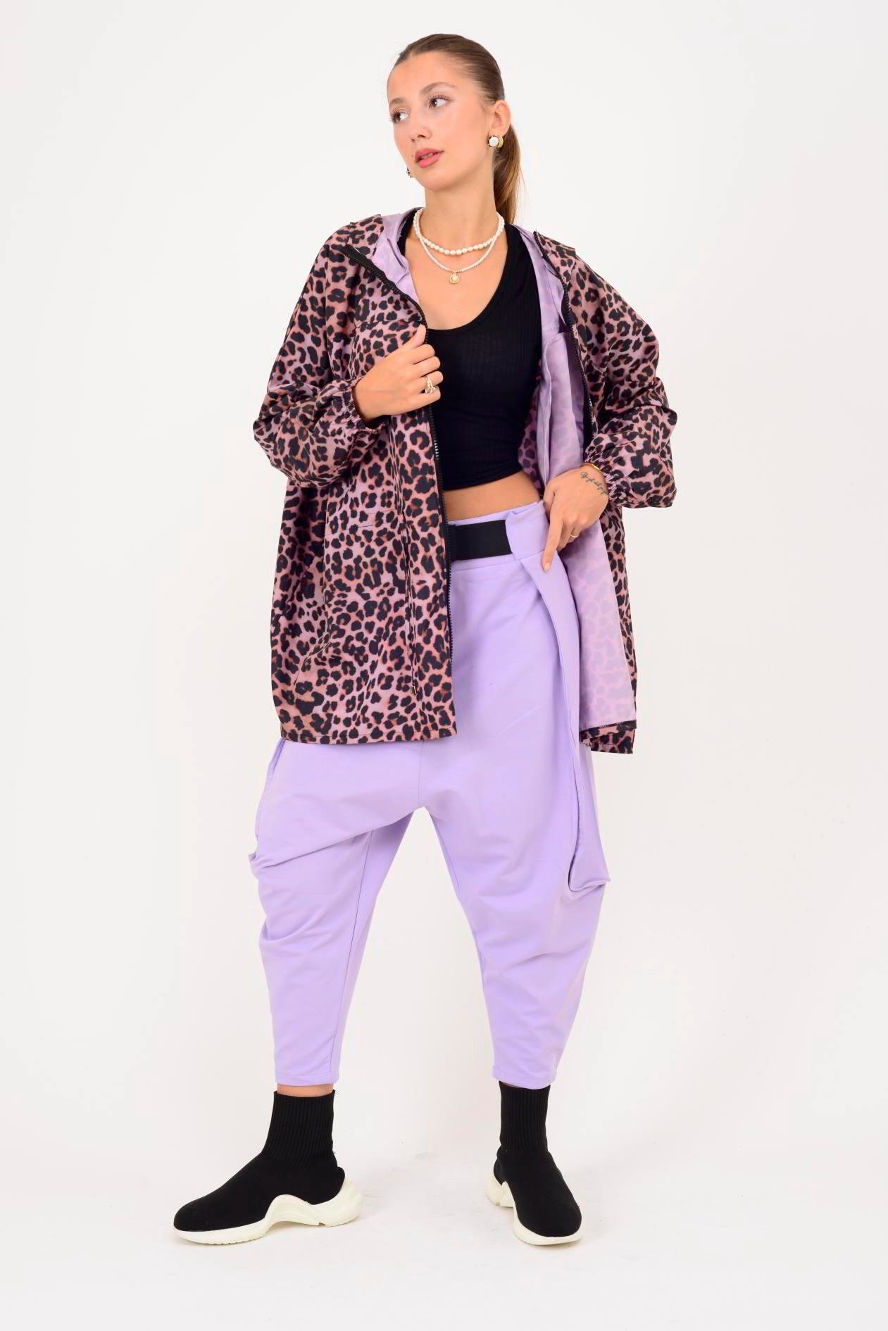 AN10560 LEOPAR DESEN YAĞMURLUK