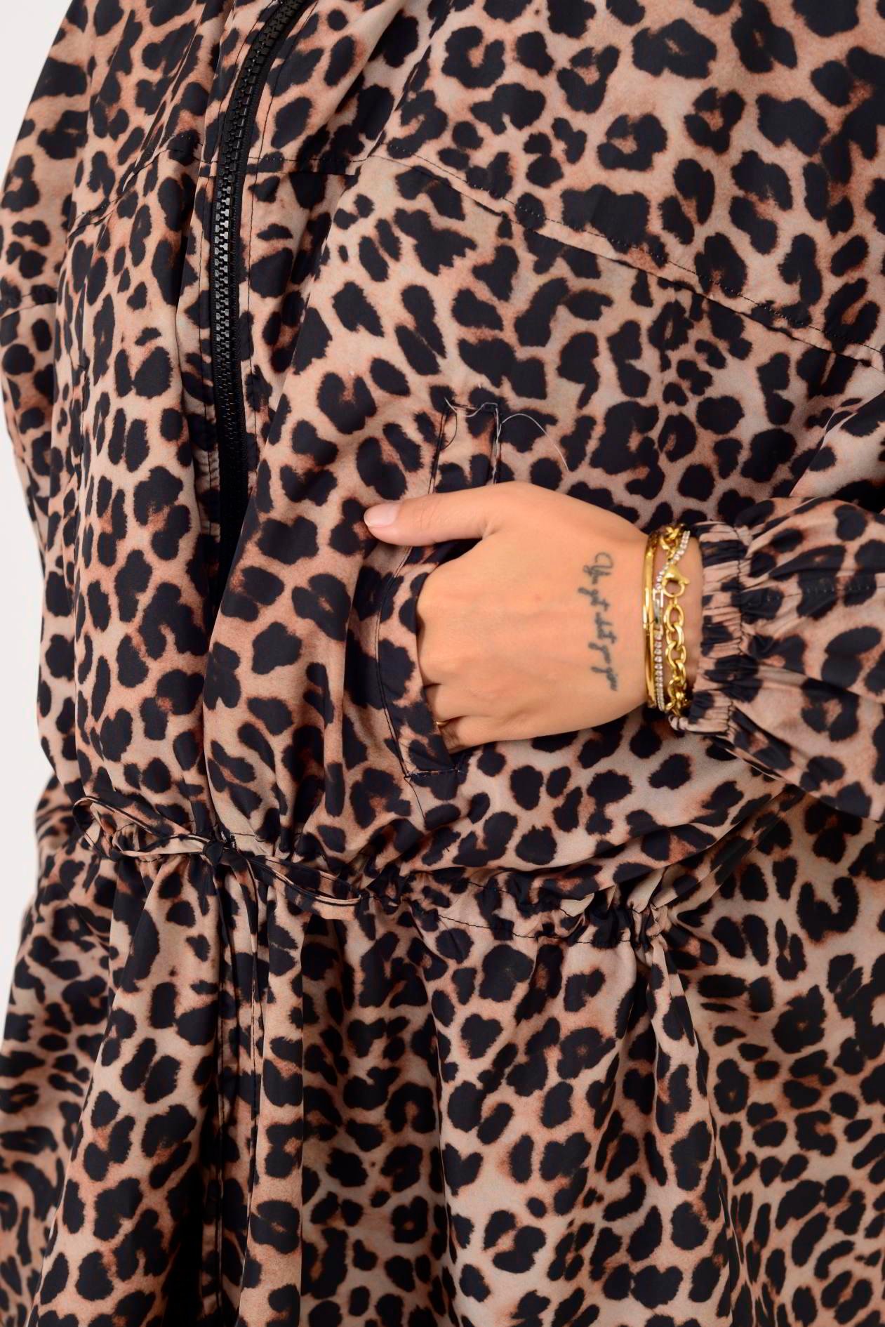 AN10560 LEOPAR DESEN YAĞMURLUK