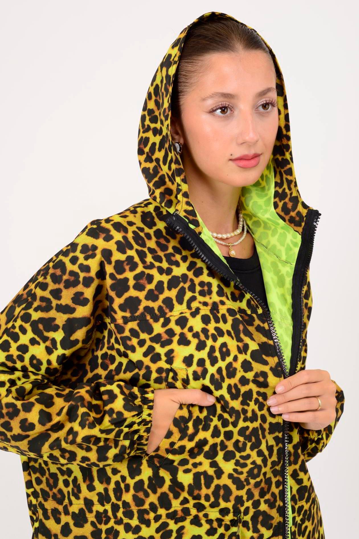 AN10560 LEOPAR DESEN YAĞMURLUK