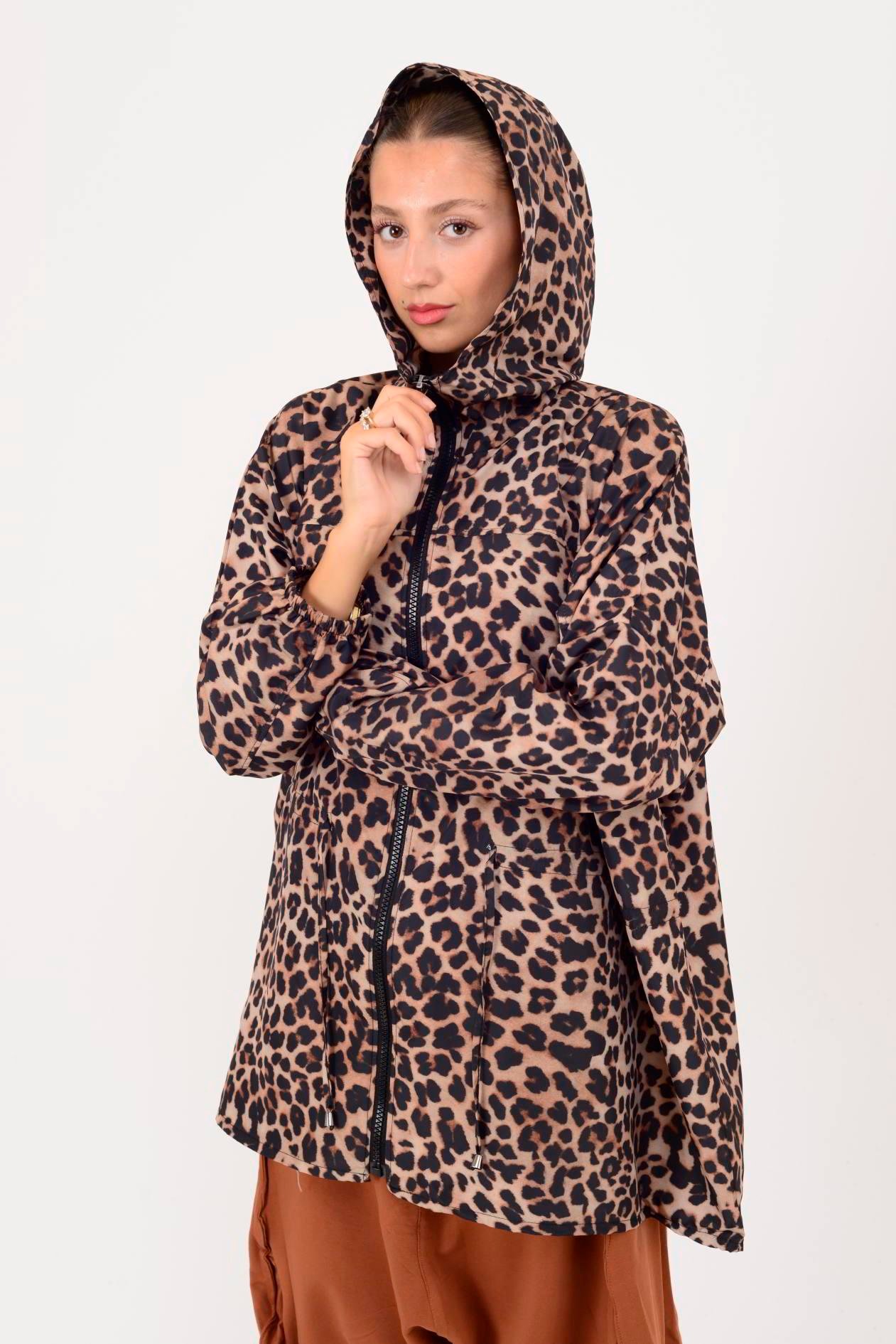 AN10560 LEOPAR DESEN YAĞMURLUK