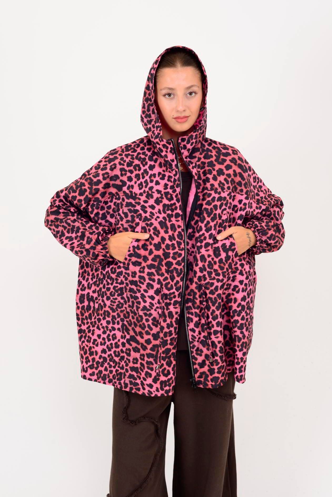 AN10560 LEOPAR DESEN YAĞMURLUK