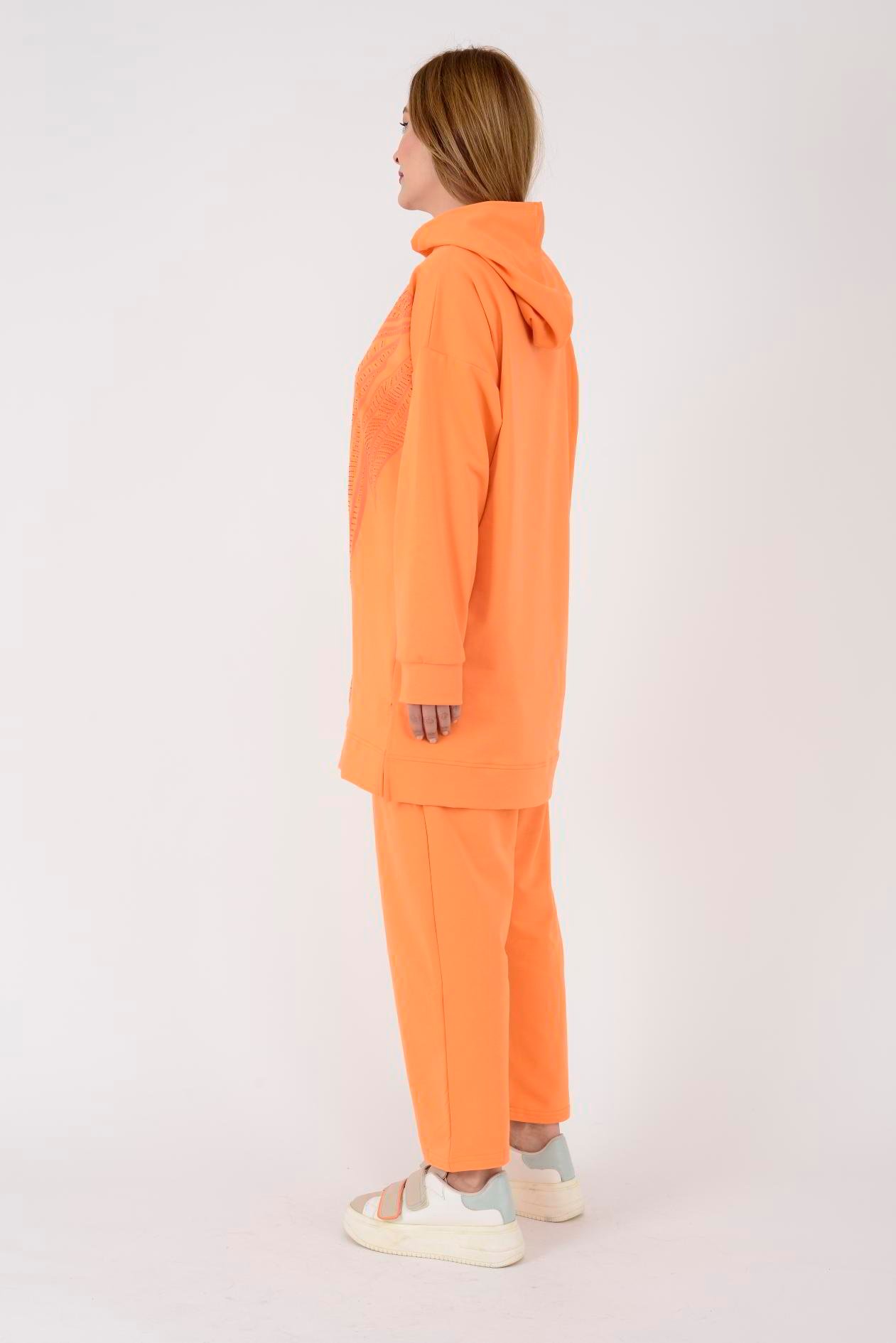 AN10569 LİLYUM DESEN TAŞ DETAYLI 2' Lİ TAKIM