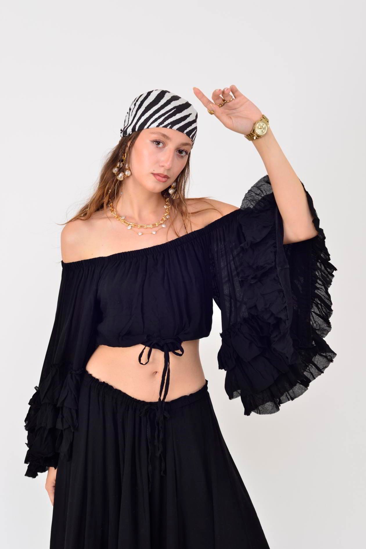 AN10589 FIRFIRLI İSPANYOL KOL HAM BOHEM TAKIM